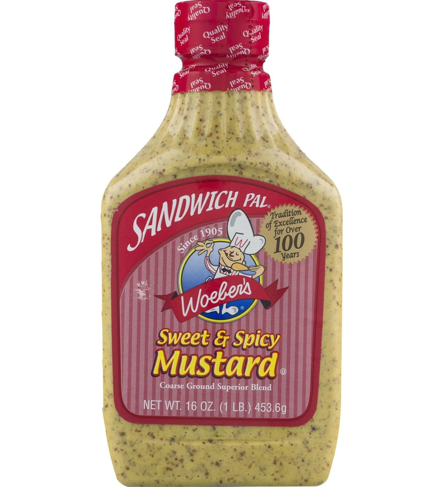 Woeber's Sweet and Spicy Mustard 16oz - Shop Now - Buy Online on SooperMarket.com