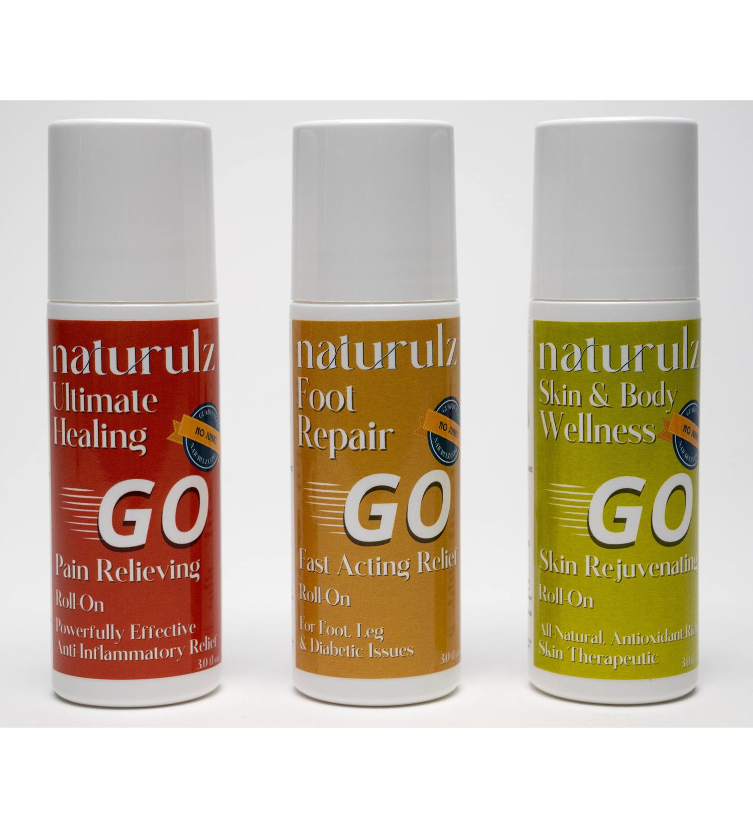 Naturulz GO Roll-On 3 Piece Bundle - Save Big Now! - Buy Online on SooperMarket.com