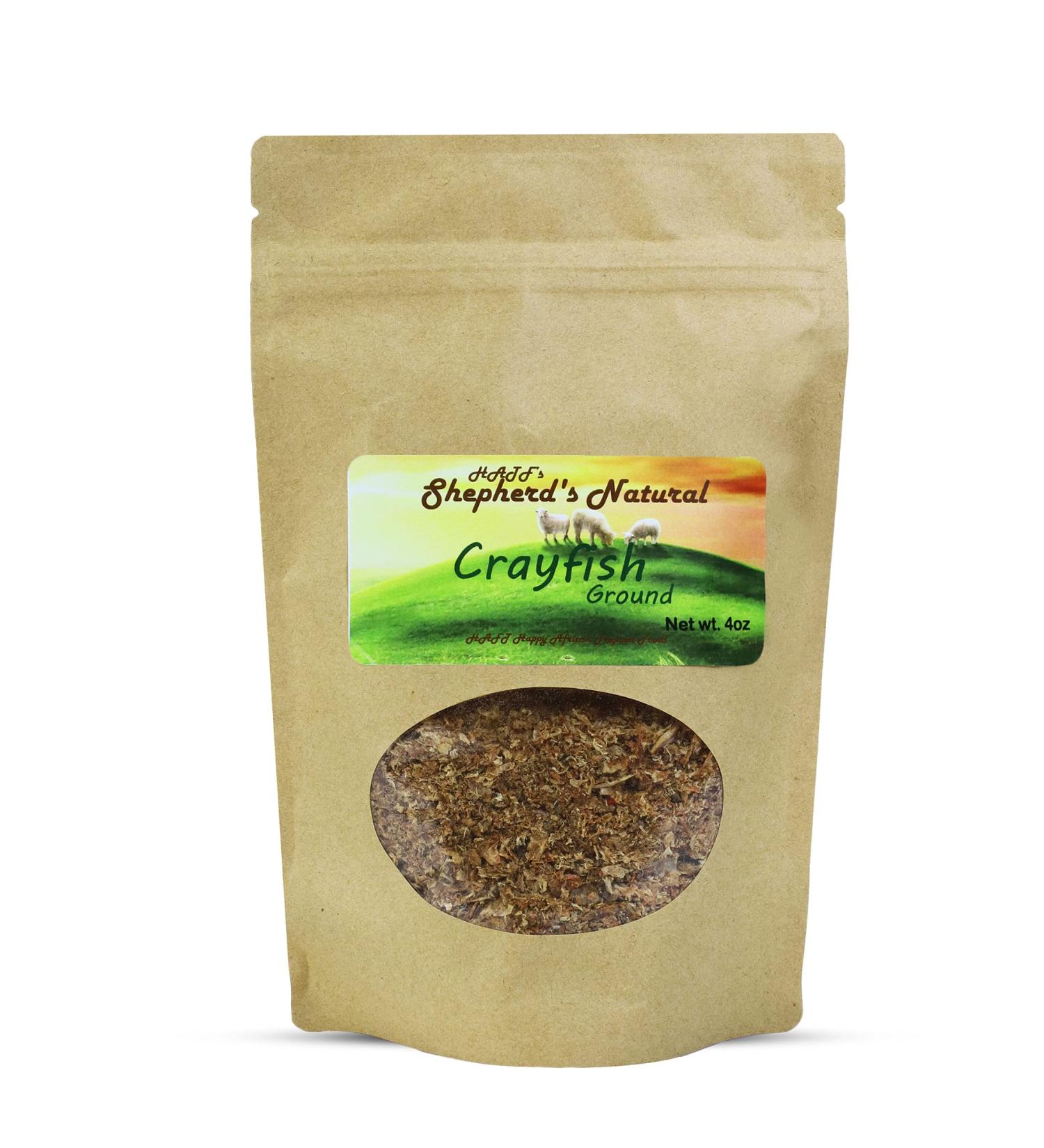 Dried Ground Crayfish - 4 oz | Premium Quality Seafood Seasoning - Buy Online on SooperMarket.com