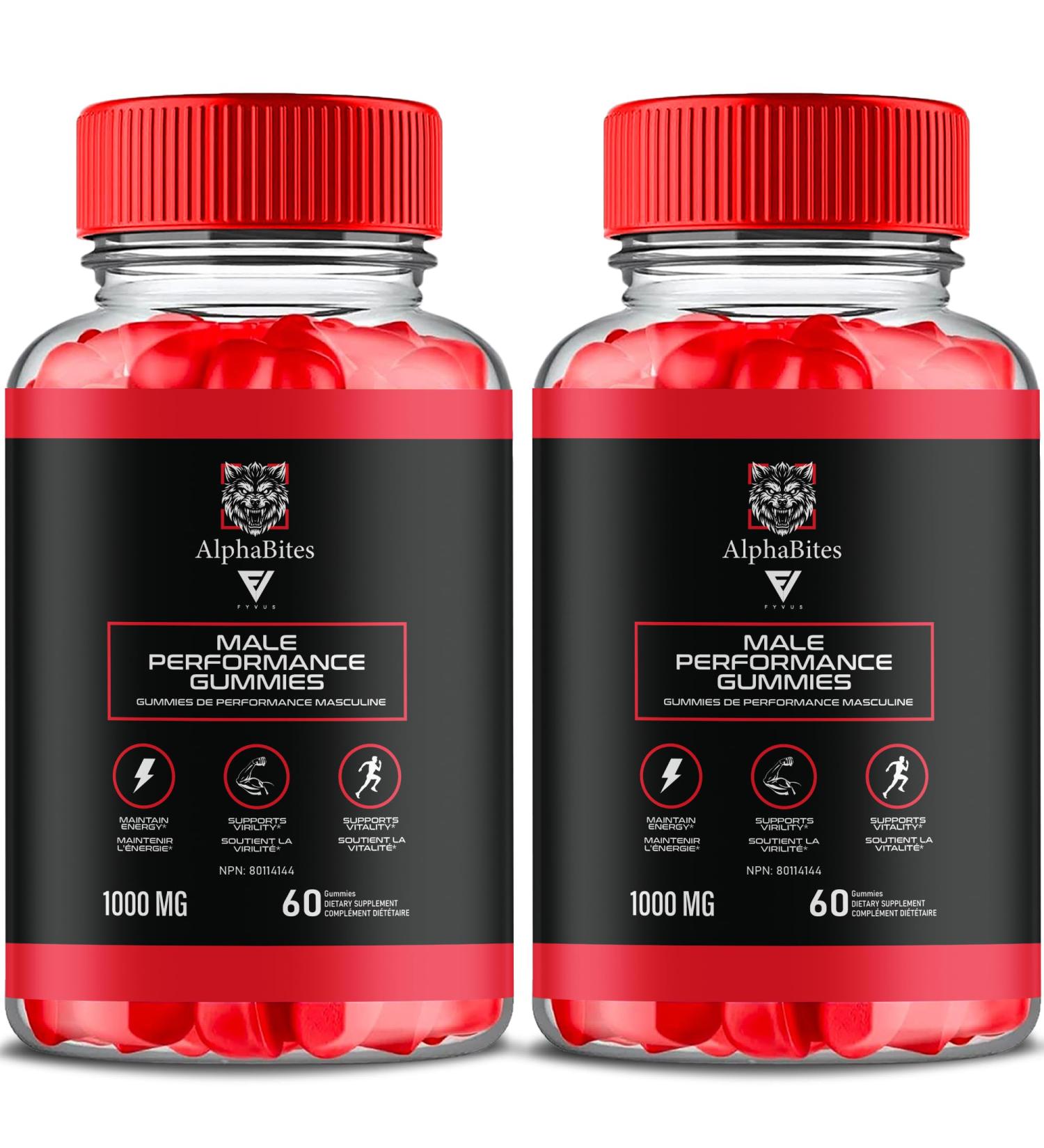 (2 Pack) Alpha Bites Gummies AlphaBites Canada Natural Advanced Male Strength And Overall Health Support Supplement Gummy AlphaBites Natural Advanced Male Strength Bonbons G lifi s (120 Gummies) - Buy Online on SooperMarket.com