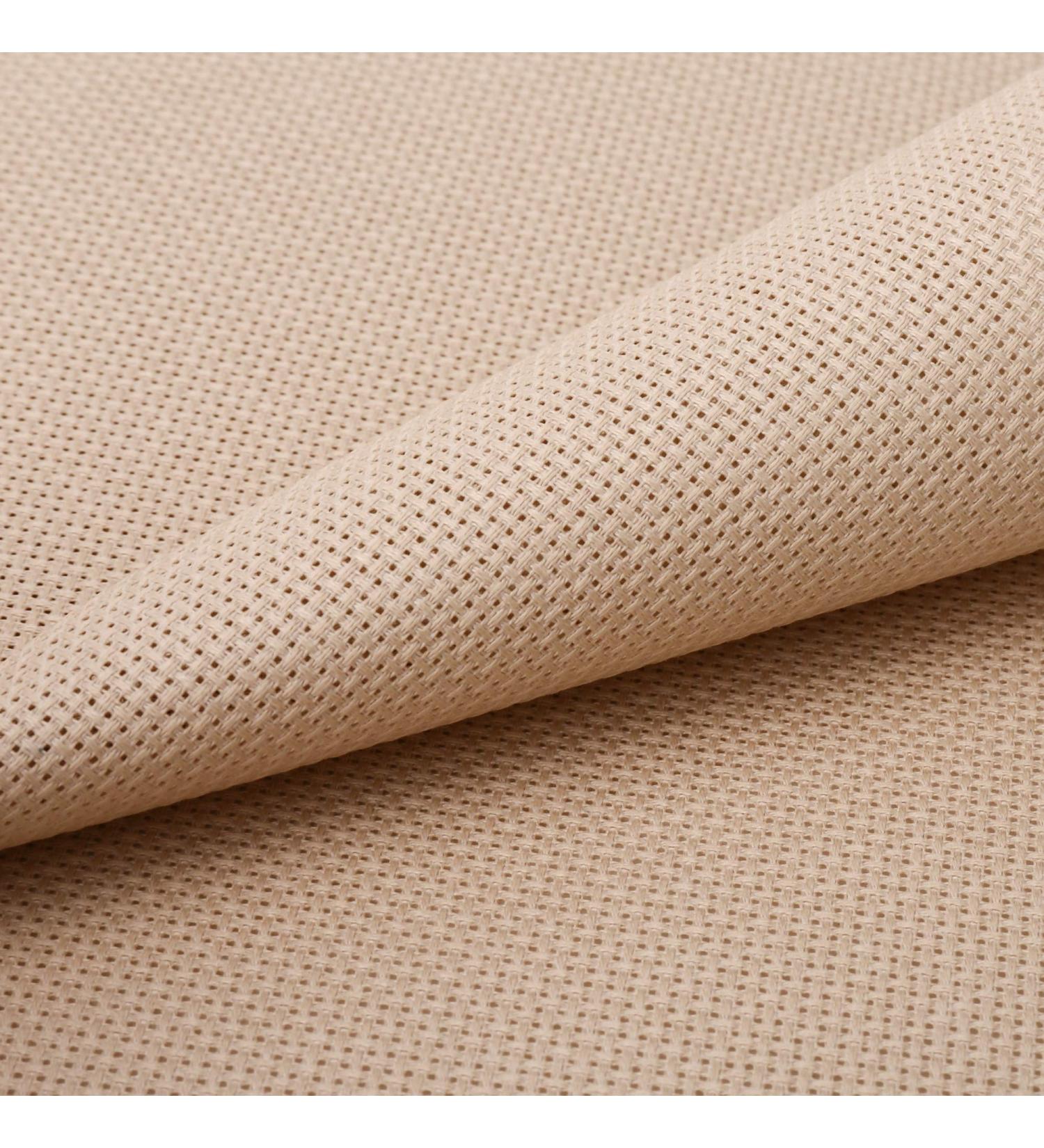 14CT Tan Aida Cloth 14 Count Cross Stitch Fabric - 19x28 inch - Buy Online on SooperMarket.com