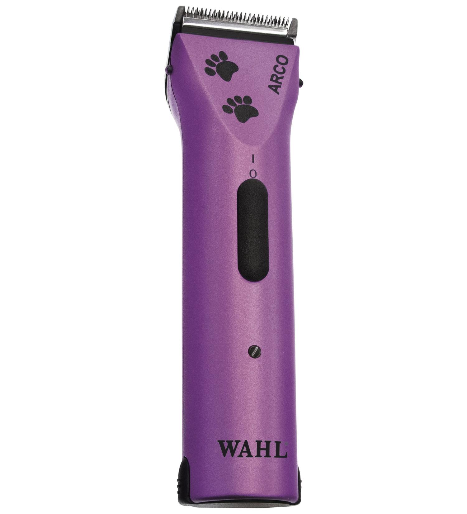 Wahl Canada Arco Purple with Paws Professional Clipper With Continuous Cordless Operation Astonishing Cutting Power Exceptionally Light-Weight and Quiet with 5 Position Adjustable Blade Cool Running Blades and Cool Bodied Clipper Resist s Rust and Corrosi - Buy Online on SooperMarket.com