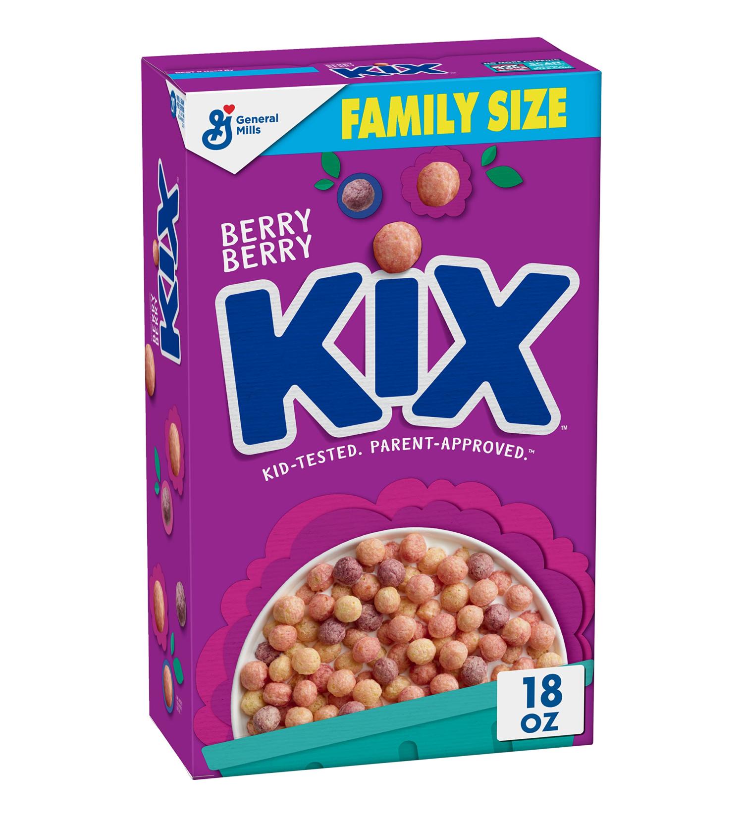 Berry Berry Kix Whole Grain Breakfast Cereal 18 oz - Nutritious and Delicious - Buy Online on SooperMarket.com