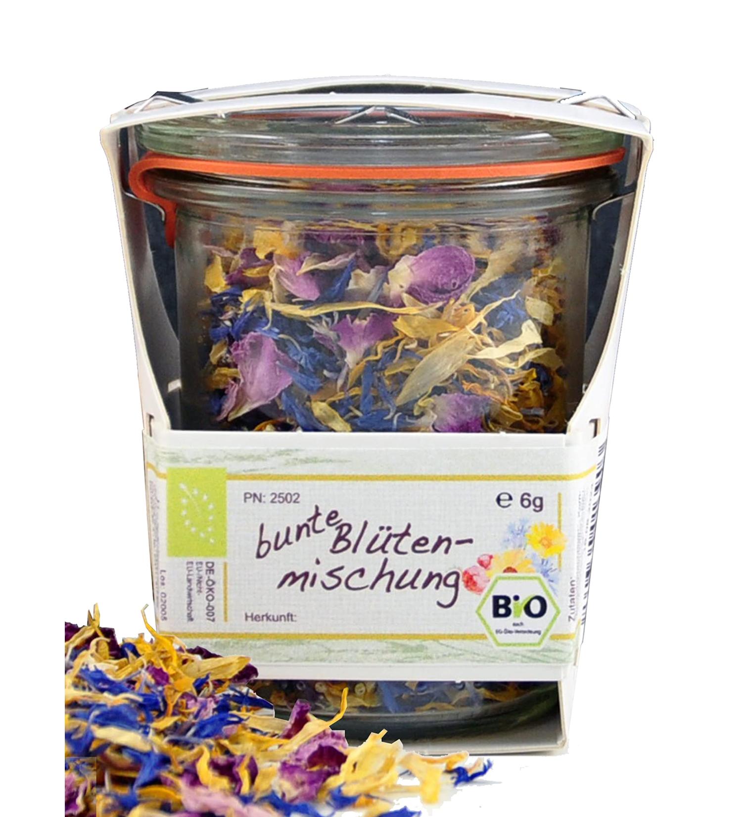 Colorful Organic Flowers in a Jar | Premium Handmade Quality | Eco-Friendly Reusable Giveaway | Plastic-Free Packaging - Buy Online on SooperMarket.com