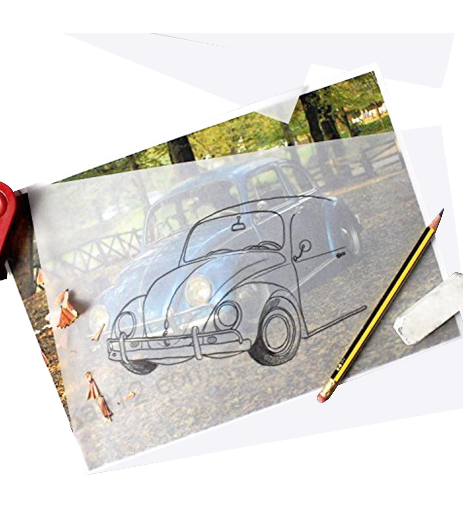 A4 Size Tracing Paper 100 Sheets - Translucent Sketching Paper for Pencil, Marker, and Ink - Lightweight 8.3 x 11.5 inch - Buy Online on SooperMarket.com