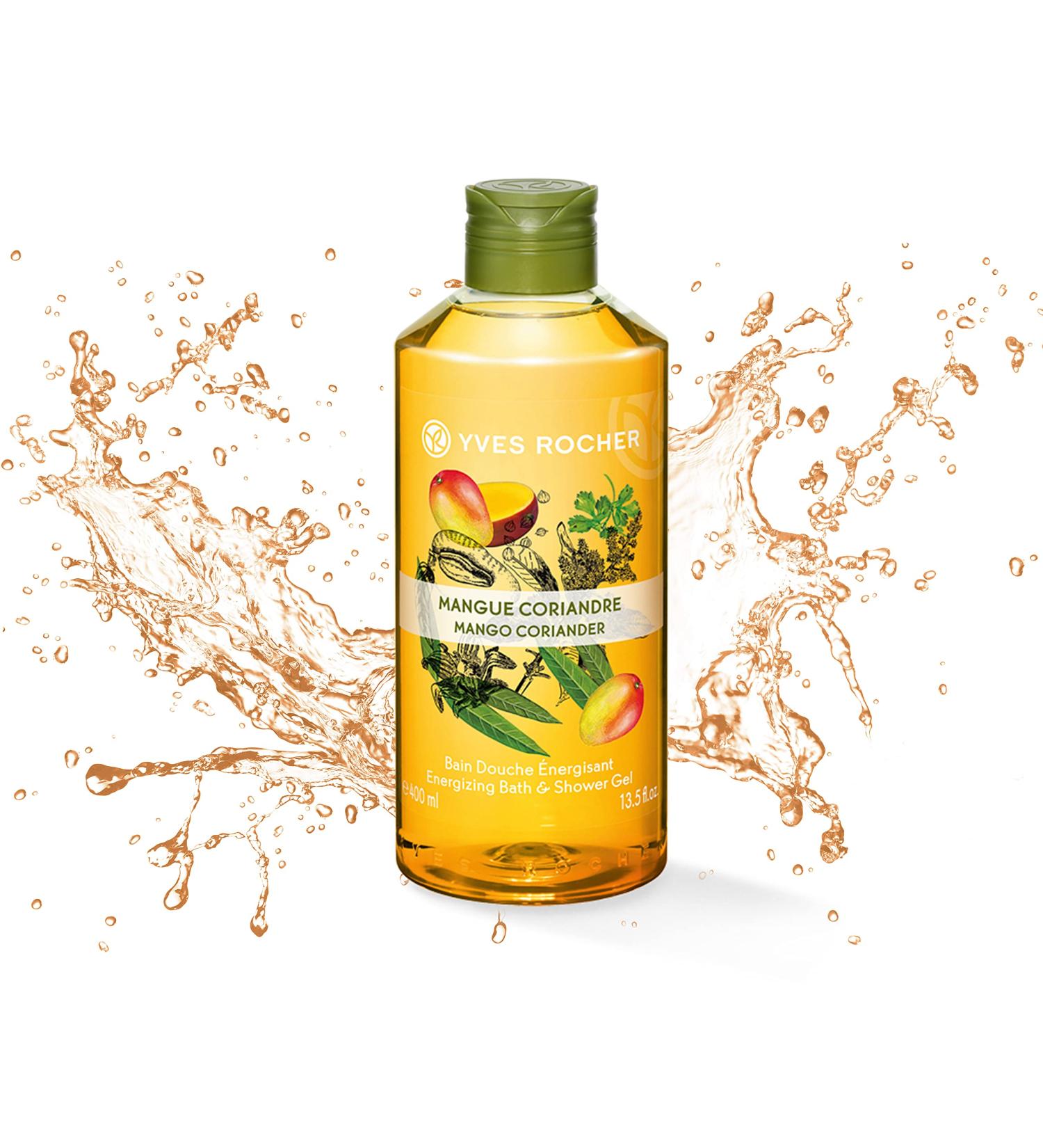 YVES ROCHER Mango & Coriander nectar shower gel. 400ml NEW - Buy Online on SooperMarket.com