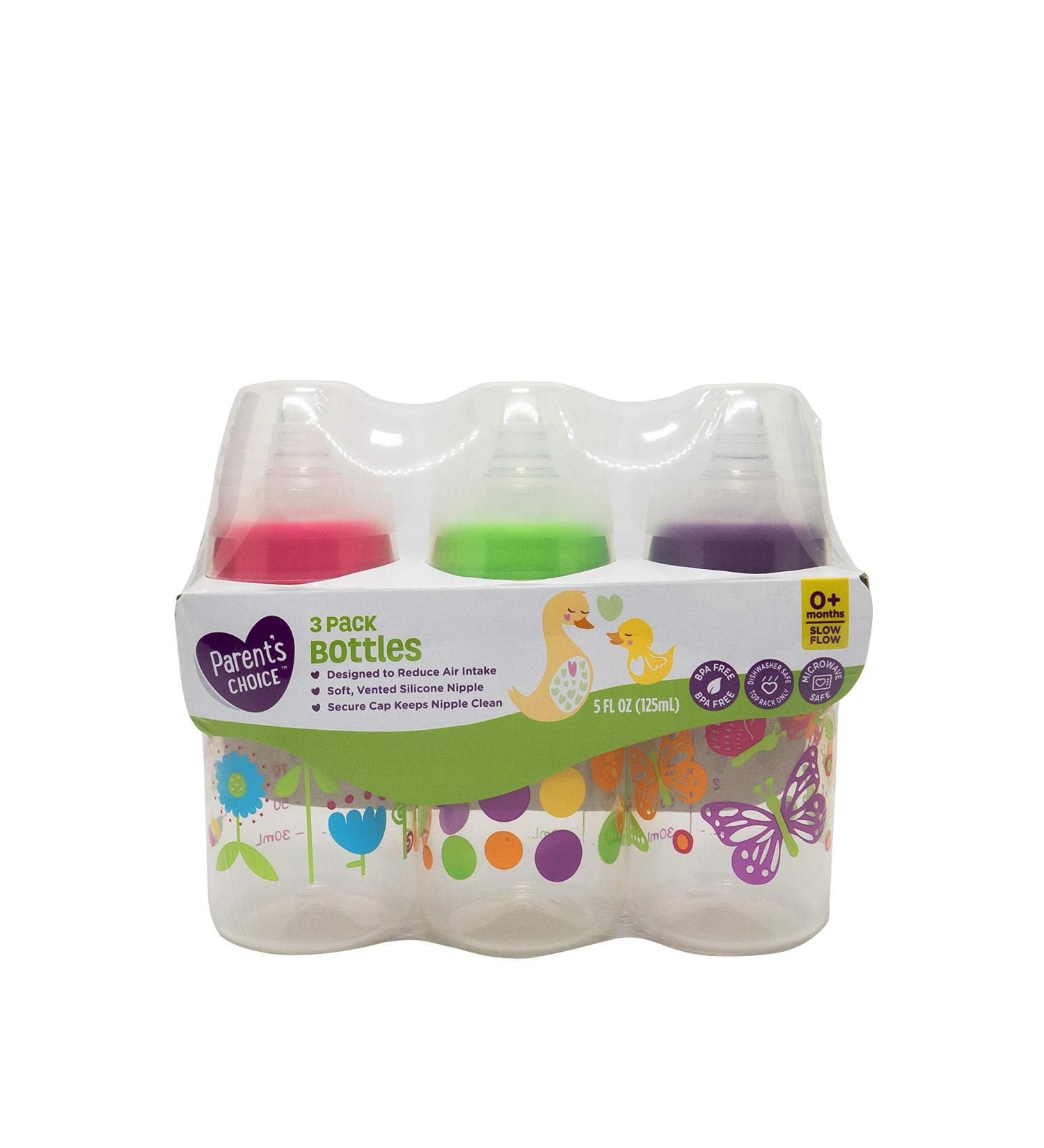 Parent's Choice BPA Free Bottles  5 oz  3 ct