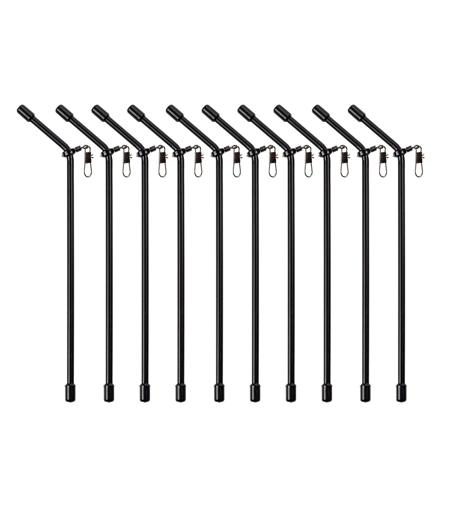 Zite Fishing Anti-Tangle Boom Sleeves Set - 10 PCS with Swivel Curved Spacer Tubes for Feeder | International Shipping Available - Buy Online on SooperMarket.com