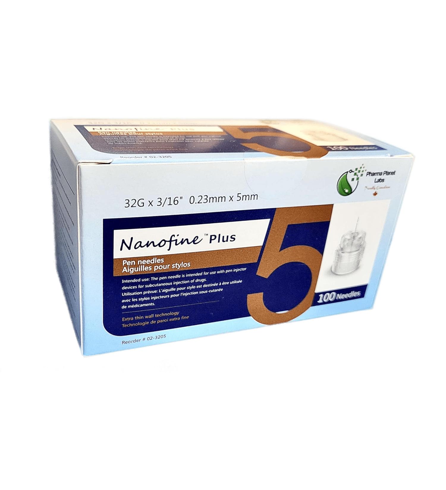 5mm 32G Nanofine Plus Diabetic Pen Needles 100 needles  - Buy Online on SooperMarket.com