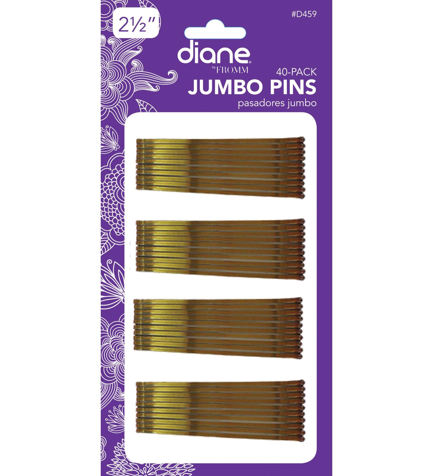 Diane D55045974 Jumbo Bob Pins Bronze 2.5 40 Count