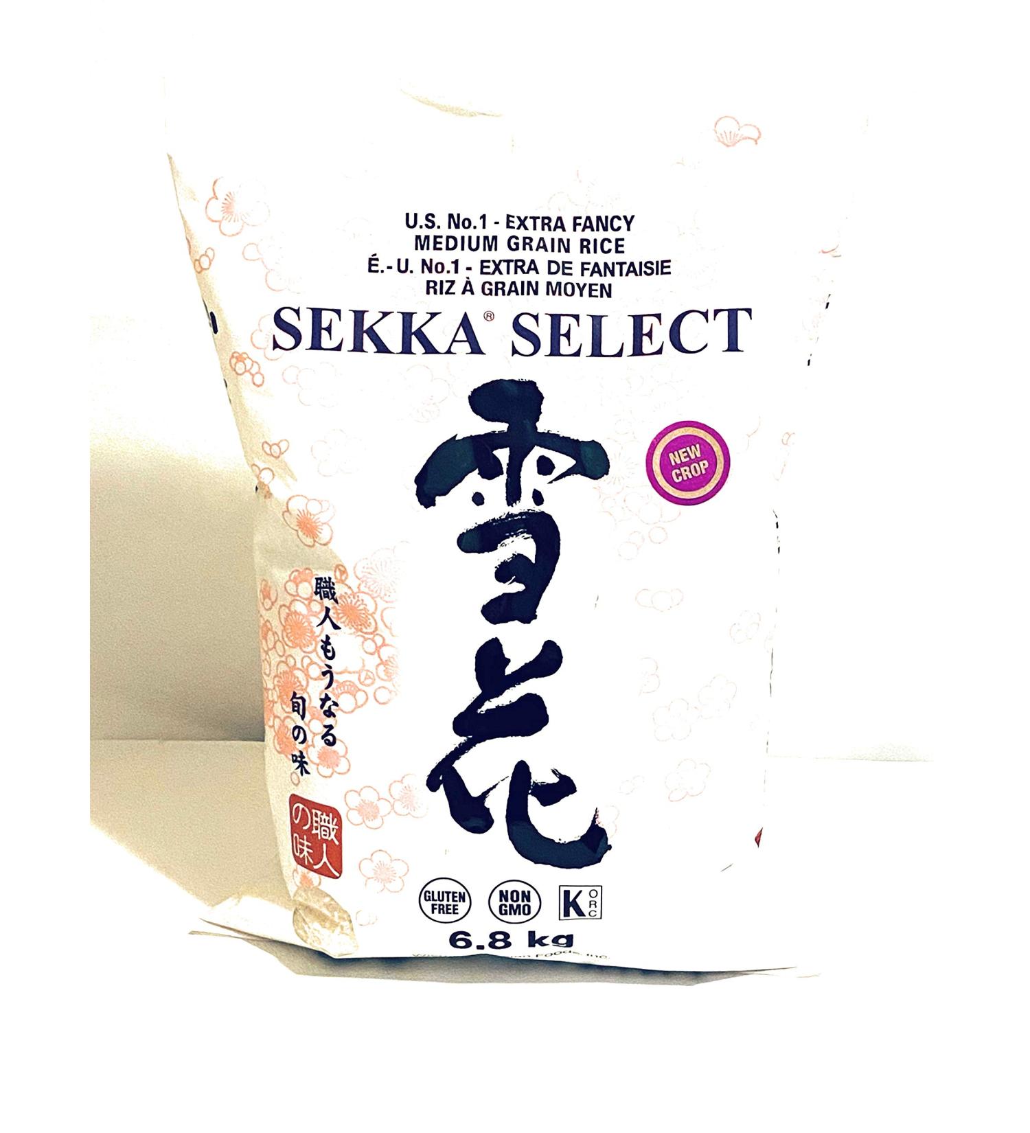 Sekka Select 6.8kg Sushi Rice Gluten-Free Non GMO - Buy Online on SooperMarket.com