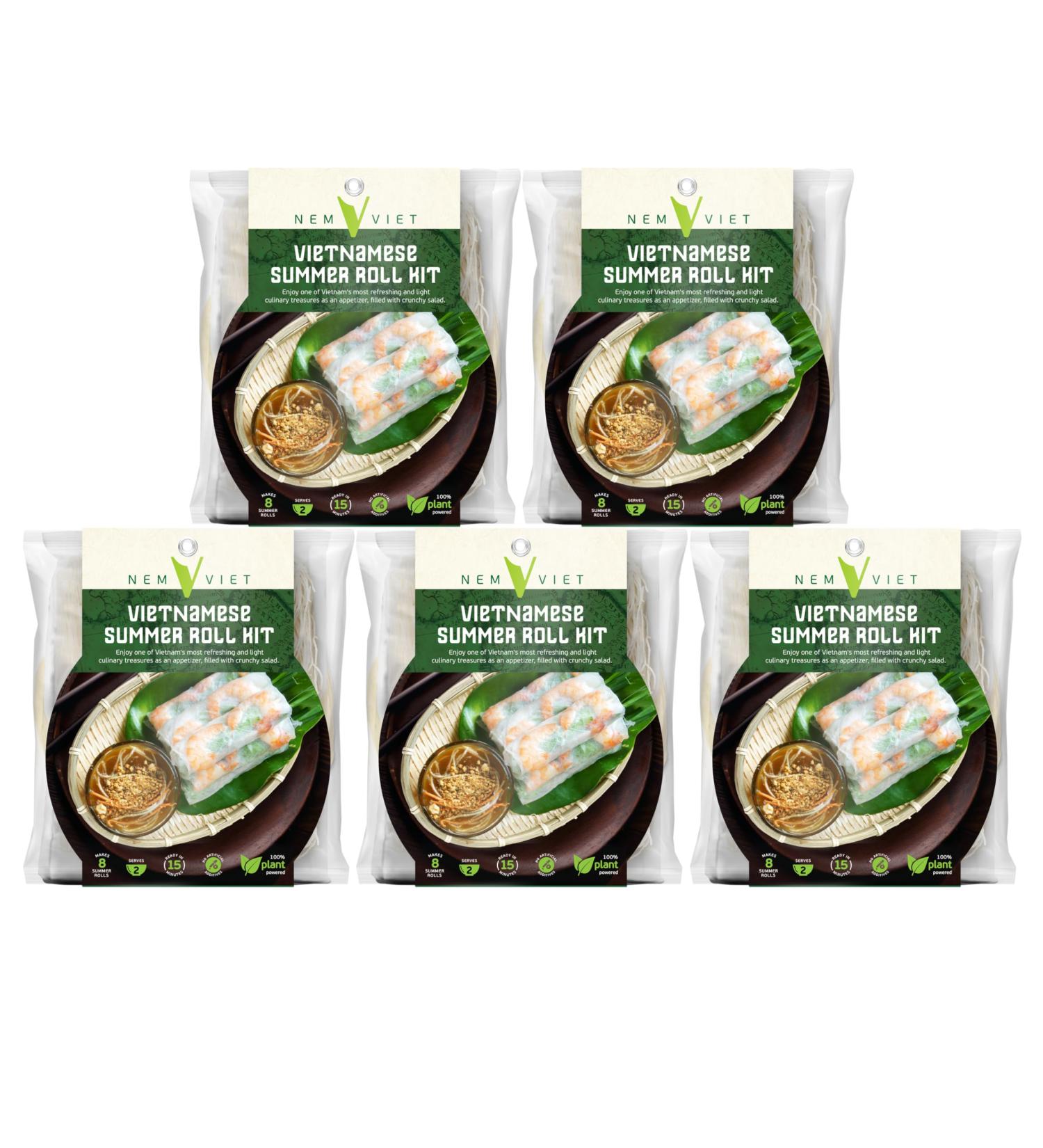 Nem Viet Vietnamese Summer Roll Kit - Pack of 5 - Buy Online on SooperMarket.com