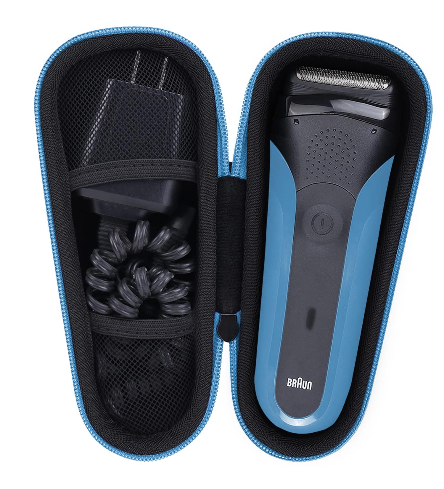Khanka Hard Travel Case for Braun Series 35 Electric Shavers - Black & Blue - Buy Online on SooperMarket.com