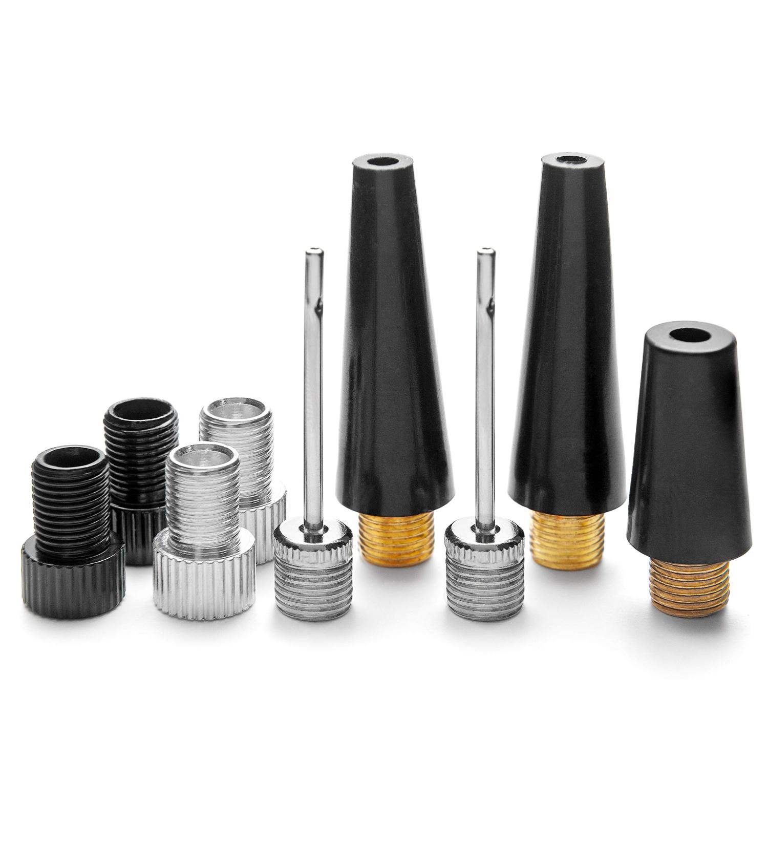 Presta Valve Adapter Air Compressor - Pump Adapter for Presta to Schrader Valve | Inflator Needle for Bike Tires and Sports Balls - Buy Online on SooperMarket.com