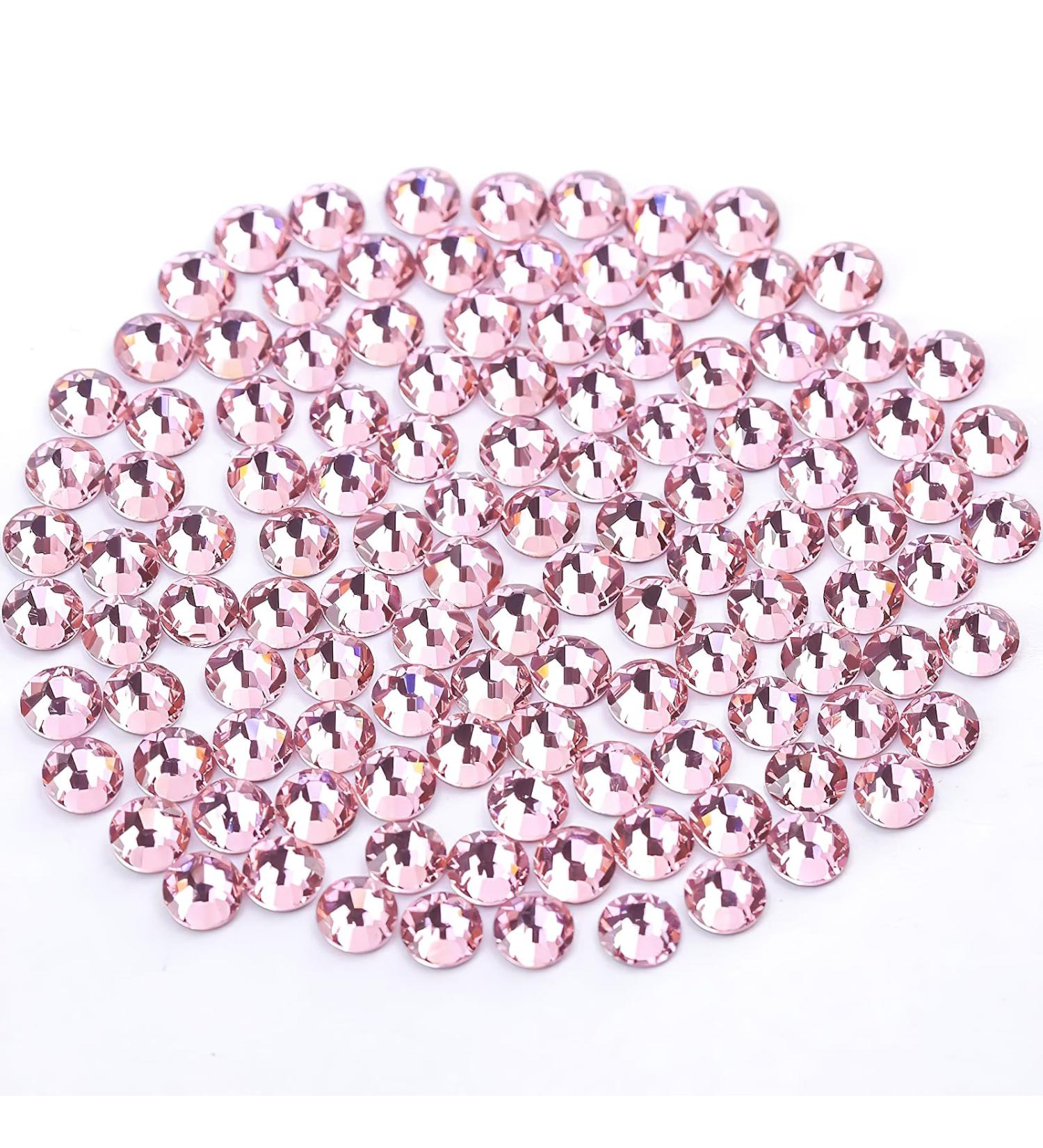 2880 PCS Rhinestones for Nails - Lt. Rose Nail Crystals SS16 (3.8 & 4.0mm) | Perfect for Nail Art & Decoration - Shop Internationally! - Buy Online on SooperMarket.com