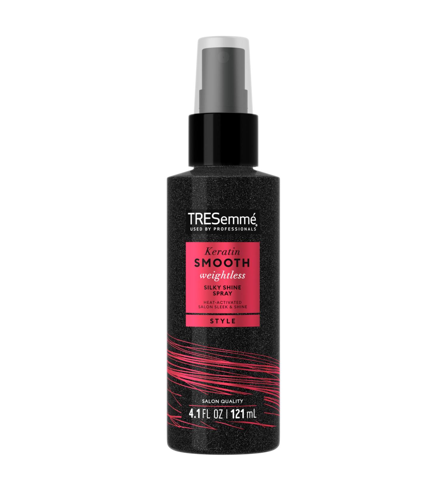 TRESemm Silky Shine Spray Keratin Smooth for Heat Activated Sleek & Shine Weightless 4.1 Fl Oz - Buy Online on SooperMarket.com