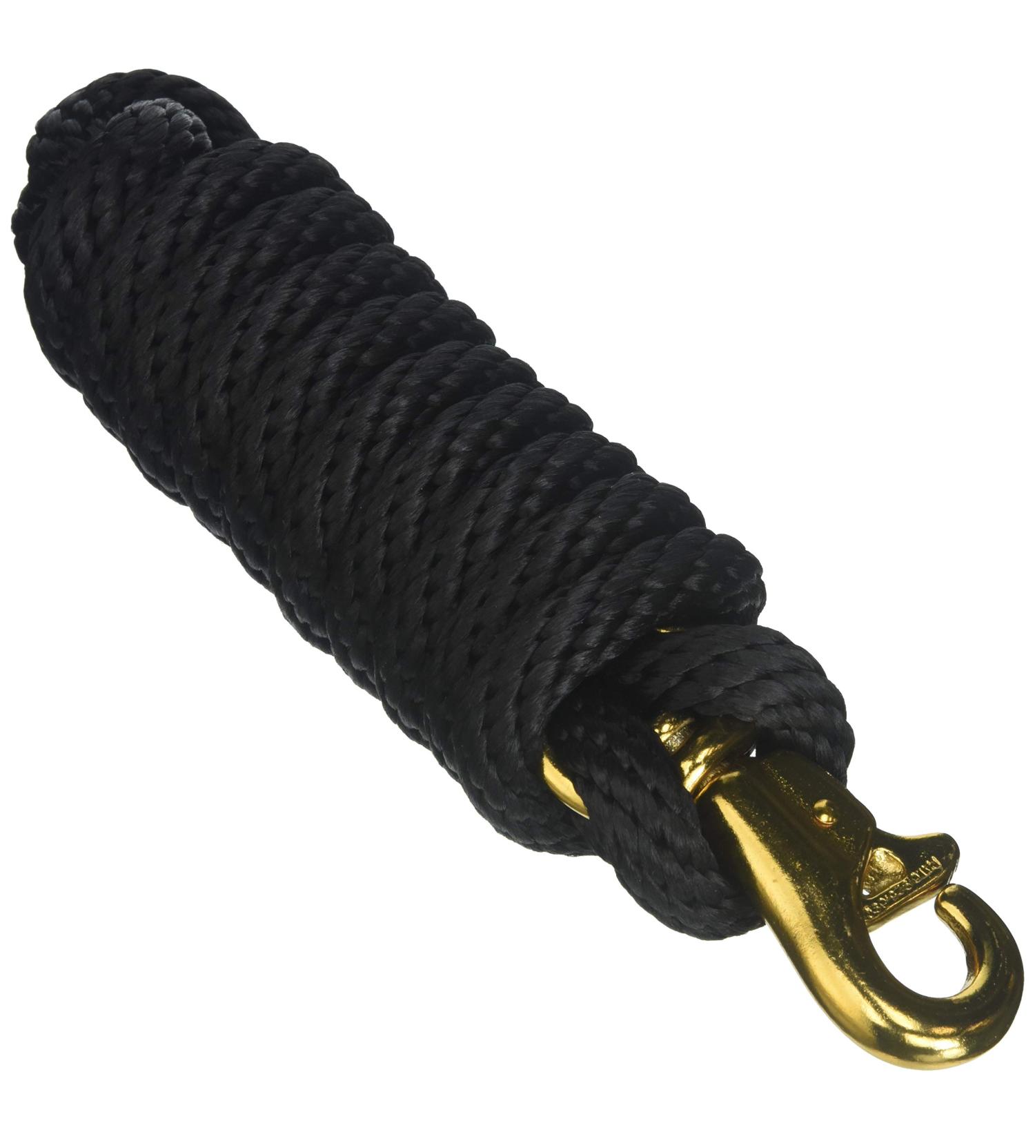 Tough 1 Poly Lead with Replaceable Trigger Bull Snap 8 1/2' Black