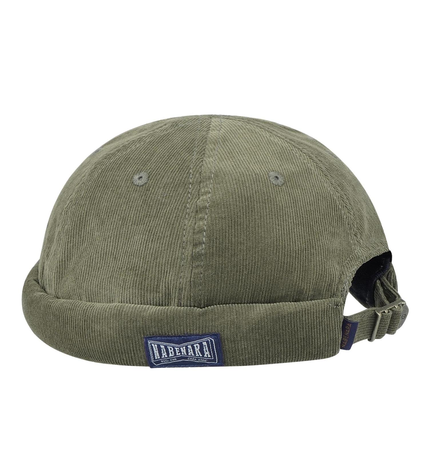 Clape Cotton Docker Cap for Men - Adjustable Seemanns Cap with Corduroy Brimless Design - Perfect Fishing Beanie - HBH01-Green - Buy Online on SooperMarket.com
