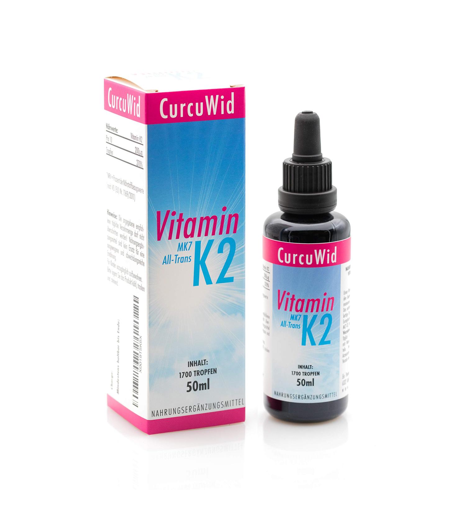 Vitamin K2 MK7 All-Trans/Laboratory tested/Ph.Eur. / 50ml / Miron glass