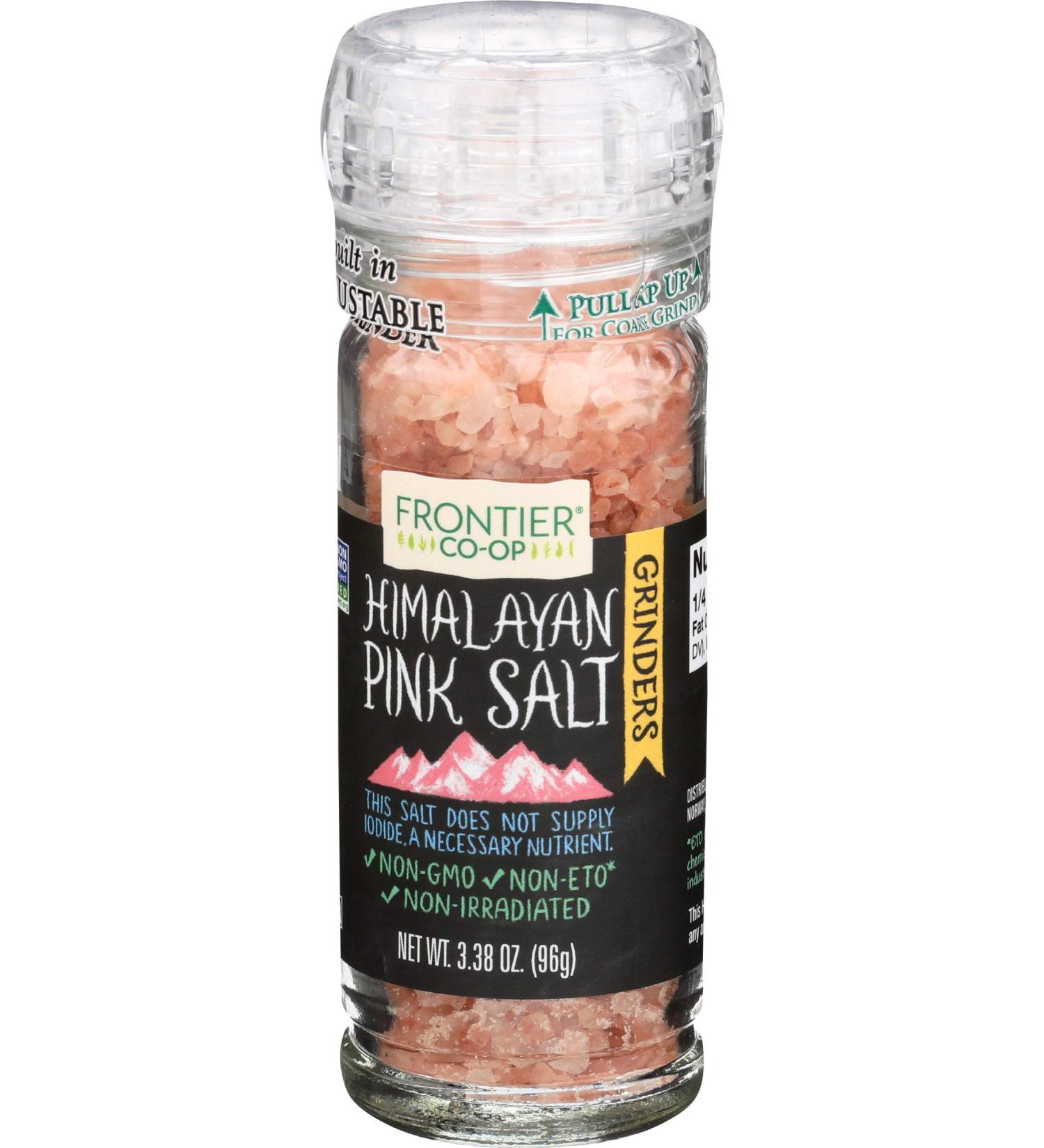 Himalayan Pink Salt Grinder - 3.38 oz | Frontier Seasoning - Buy Online on SooperMarket.com