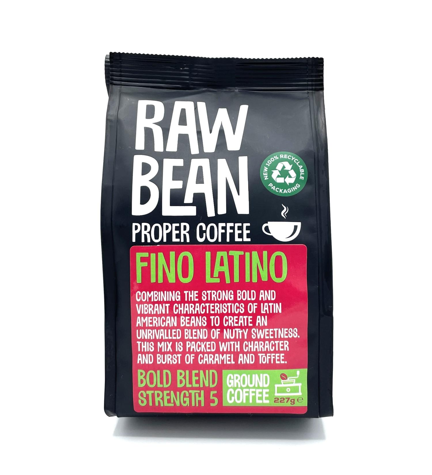 Raw Bean Filter Coffee (Fino Latino) Toffee Latino Fusion - Buy Online on SooperMarket.com