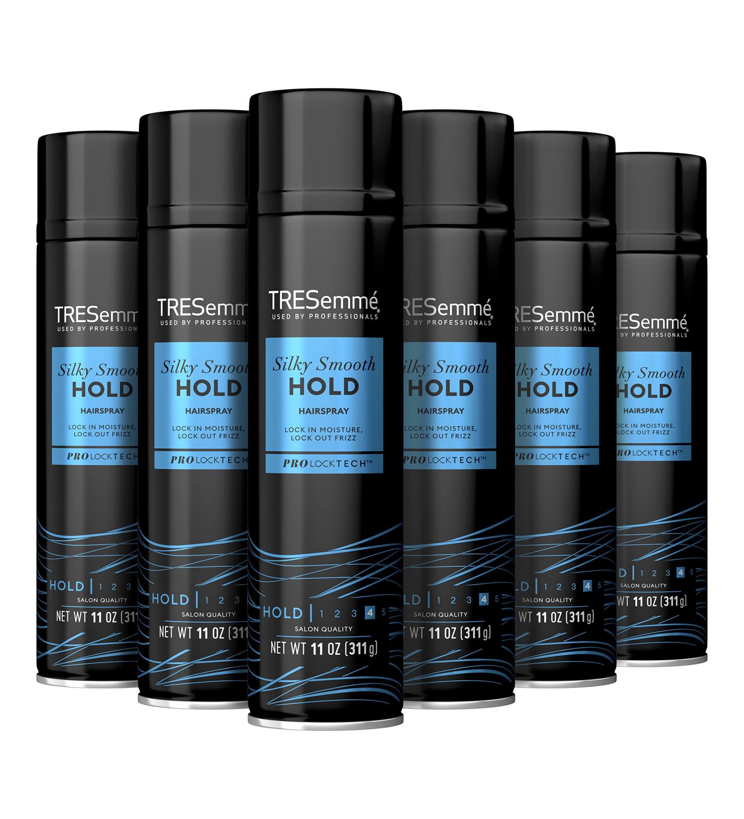 TRESemm Silky Smooth Hold Hairspray 11 oz - Pack of 6 for Frizz Control & Humidity Resistance - Buy Online on SooperMarket.com