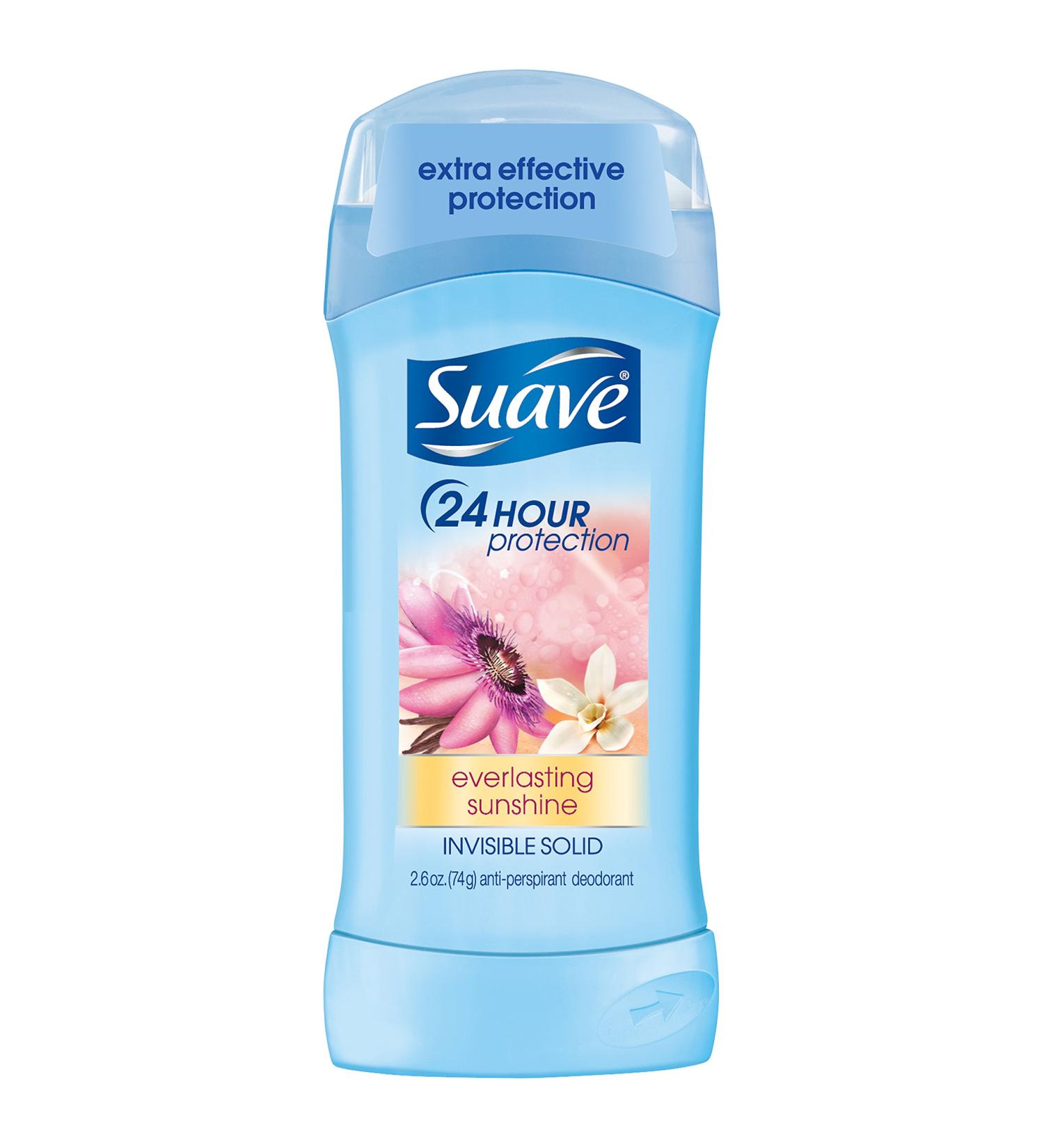 Suave Everlasting Sunshine Anti-Perspirant Deodorant 2.6oz, Pack of 4 - Buy Online on SooperMarket.com
