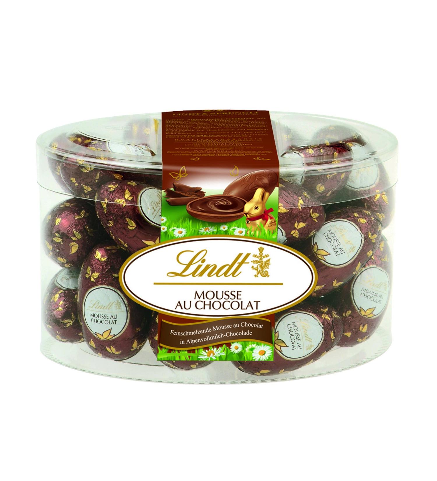 Lindt Chocolate Mousse au Chocolat Eggs 450g | Milk Chocolate Filled Easter Eggs | Perfect Chocolate Gifts for Easter - Buy Online on SooperMarket.com
