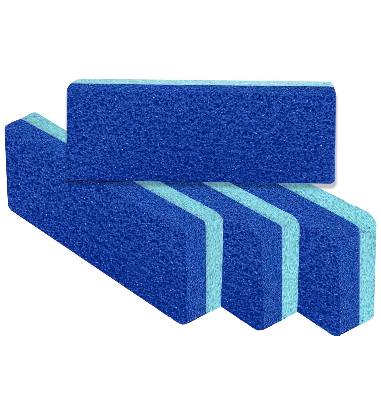 Love Natural Pumice Stone for Feet - 2-in-1 Exfoliating Scrubber for Dead Skin & Callus Removal - Professional Foot Care Rock (Blue - Buy Online on SooperMarket.com