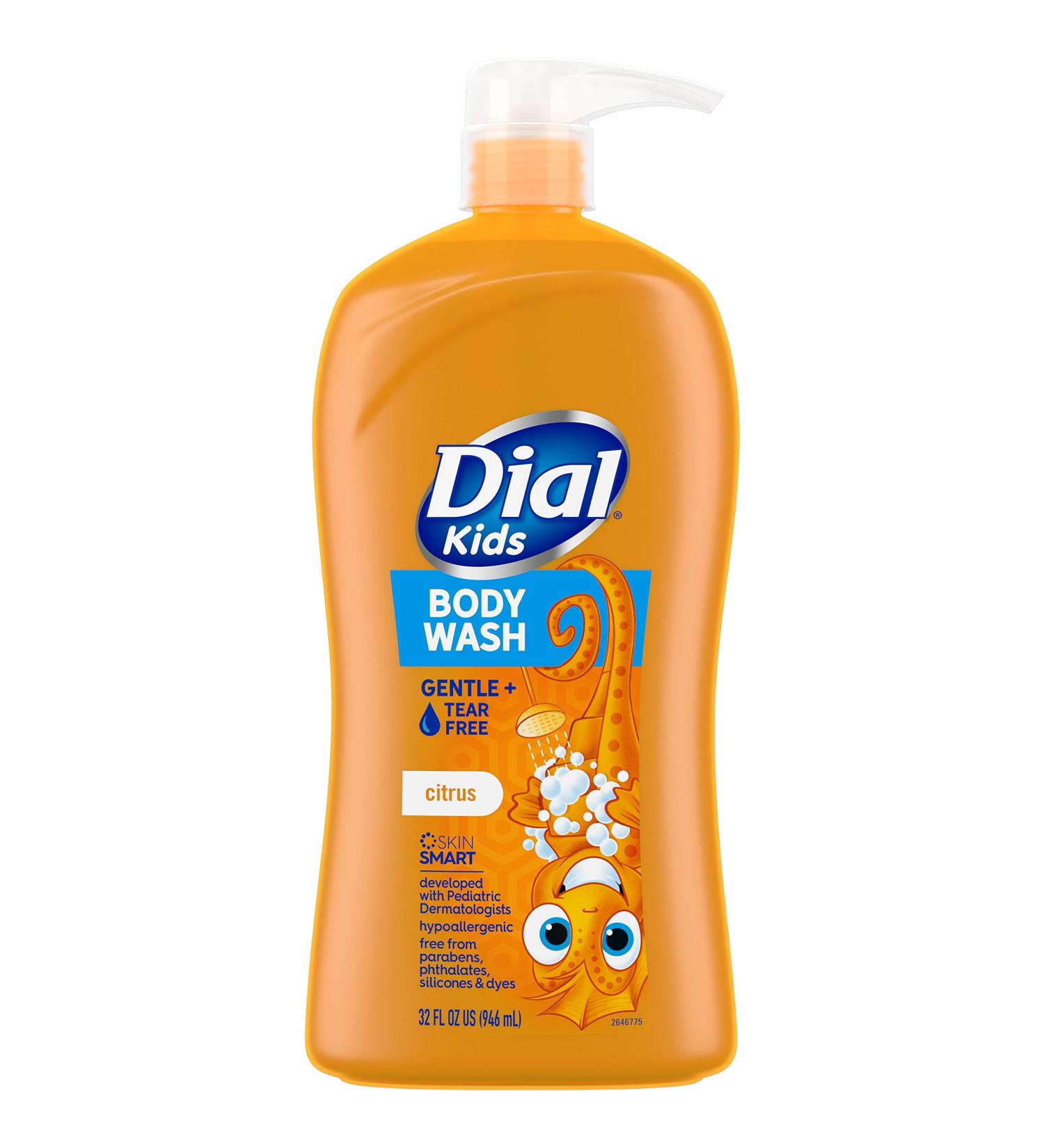 Dial Kids Body Wash Citrus 32 fl oz - Hypoallergenic Formula - Buy Online on SooperMarket.com