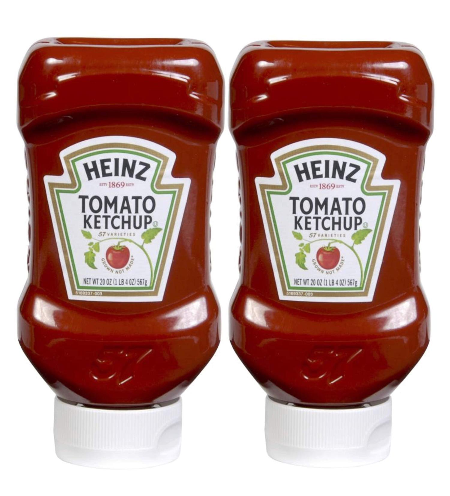 Concession Essentials Heinz Squeeze Bottles Ketchup 20 Oz - Pack of 2 (40 Oz Total) - Buy Online on SooperMarket.com