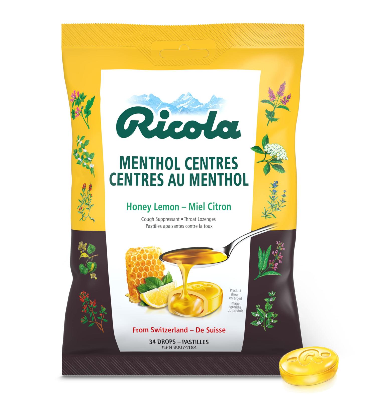 Ricola Menthol Centres Cough Drops - Buy Online on SooperMarket.com
