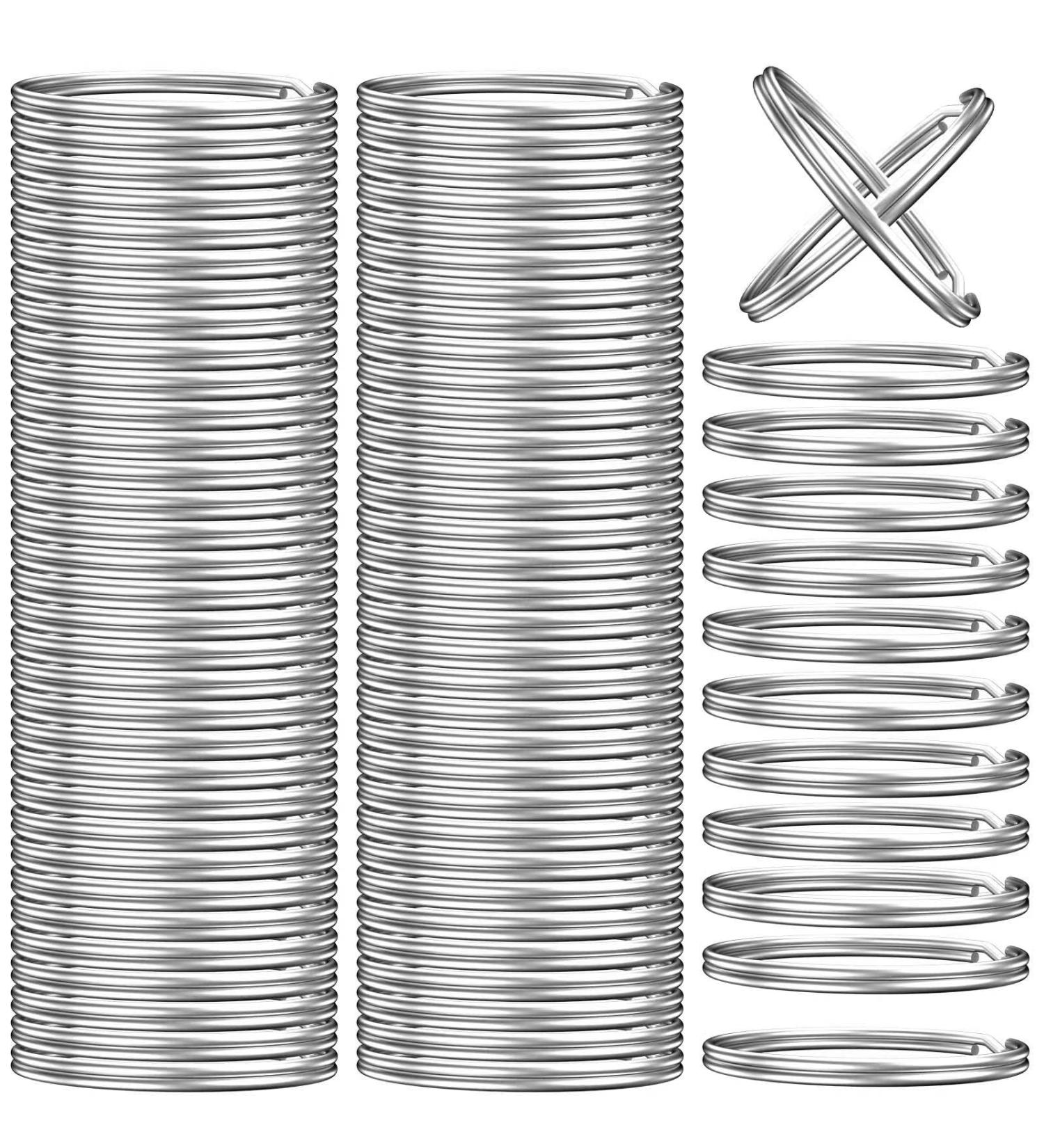 200PCS Split Key Rings Bulk for Keychain and Crafts Keychain Rings (Silver 25mm) 1 200Pack silver - Buy Online on SooperMarket.com