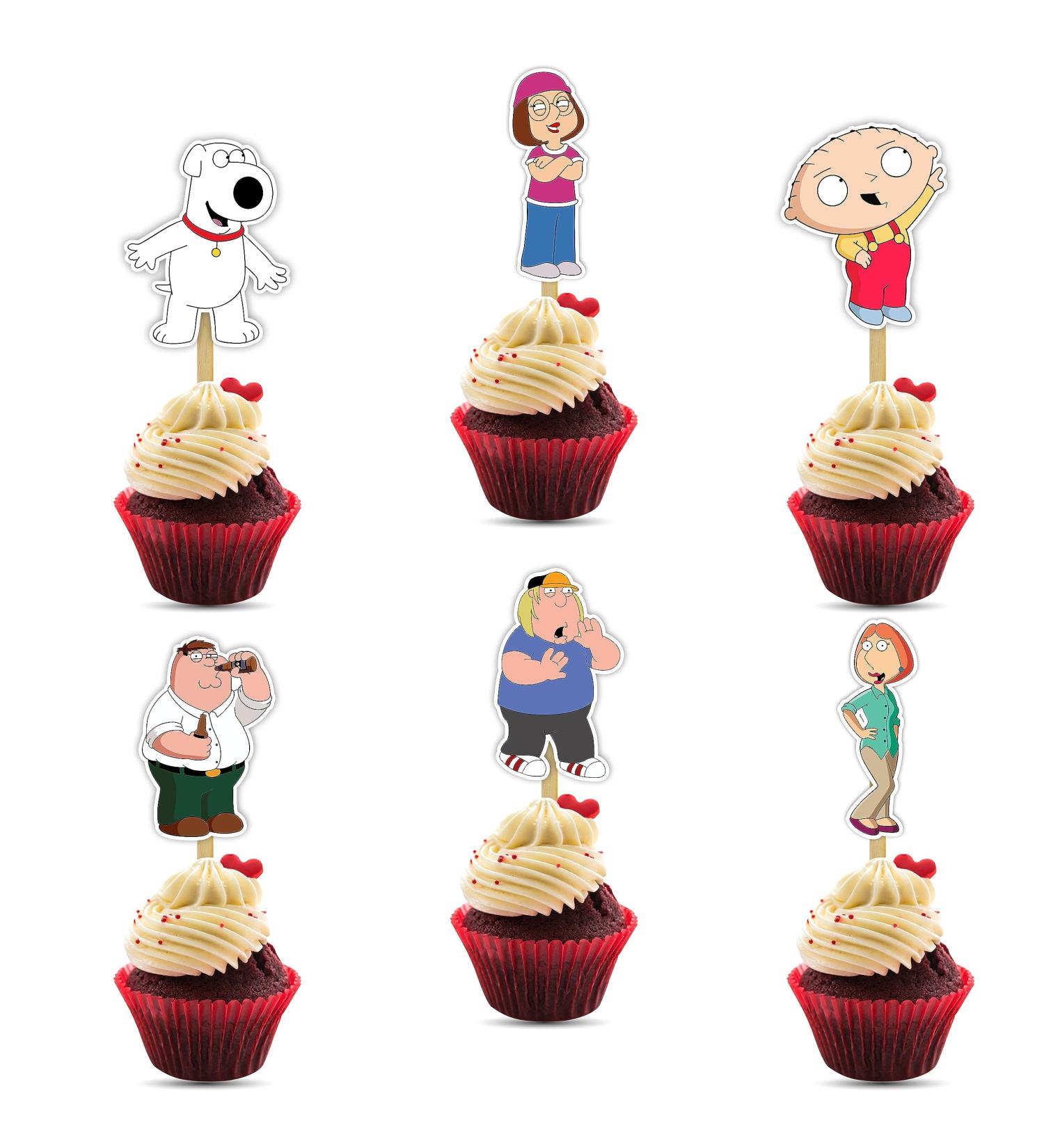 Seyal Stewe Griffin cupcake topper Seyal Stewe Griffin Cupcake Topper - Buy Online on SooperMarket.com