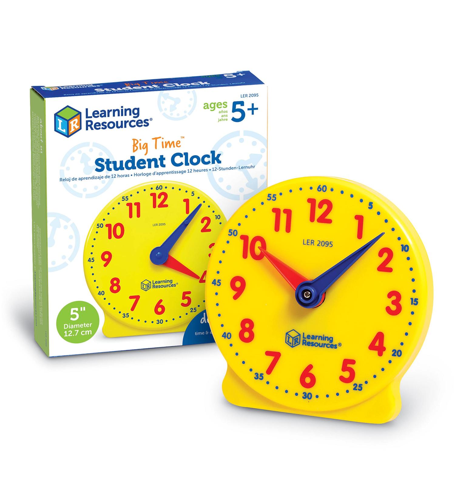 Big Time Learning 12-Hour Learning Watch - Interactive Clock for Kids | Educational Time Management Tool for Children Aged 5+ - Buy Online on SooperMarket.com