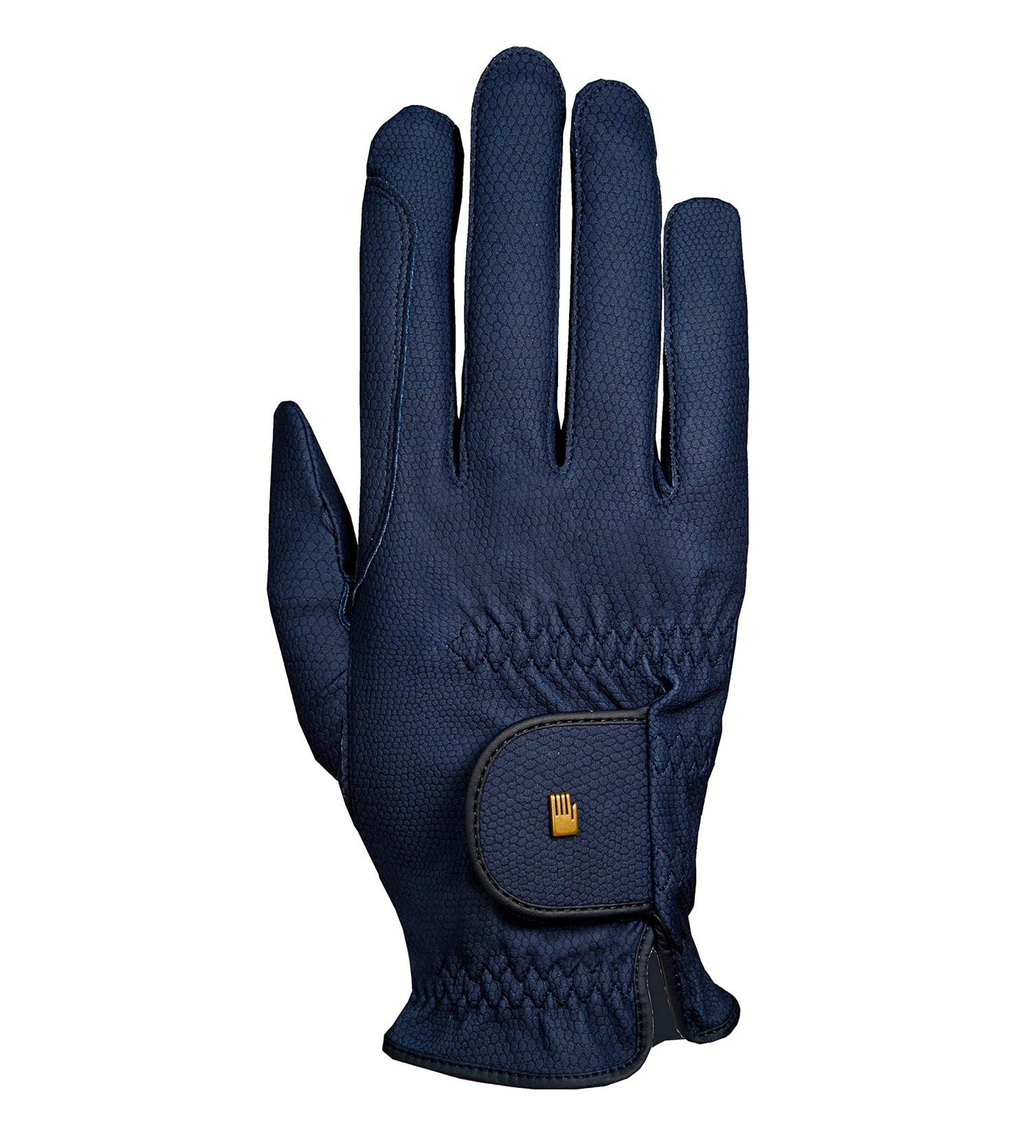 Roeckl Roeck-Grip Riding Glove - Navy (Size 7.5) | Unisex Equestrian Glove - Buy Online on SooperMarket.com