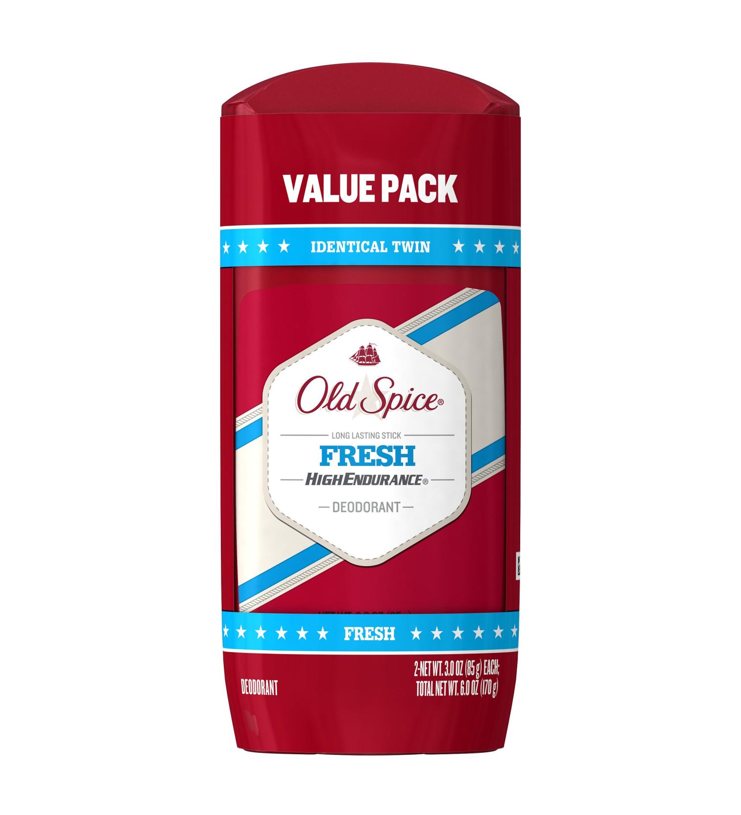 Old Spice High Endurance Fresh Scent Men's Deodorant Stick - 3.0 Oz (2 Pack) - Buy Online on SooperMarket.com