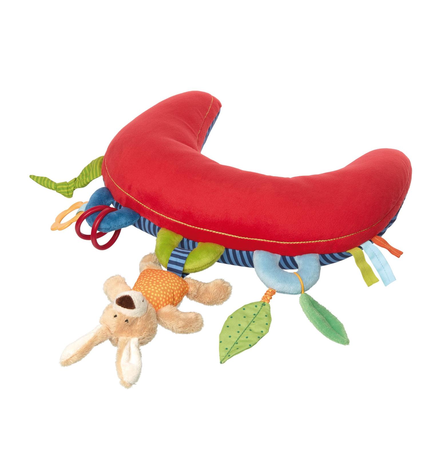 Sigikid 42153 Aktiv-Gammchen Baby Activity Playmat | Multi-Colored Baby Toy for Girls & Boys | Recommended for 3+ Months | 37x36x9 cm - Buy Online on SooperMarket.com