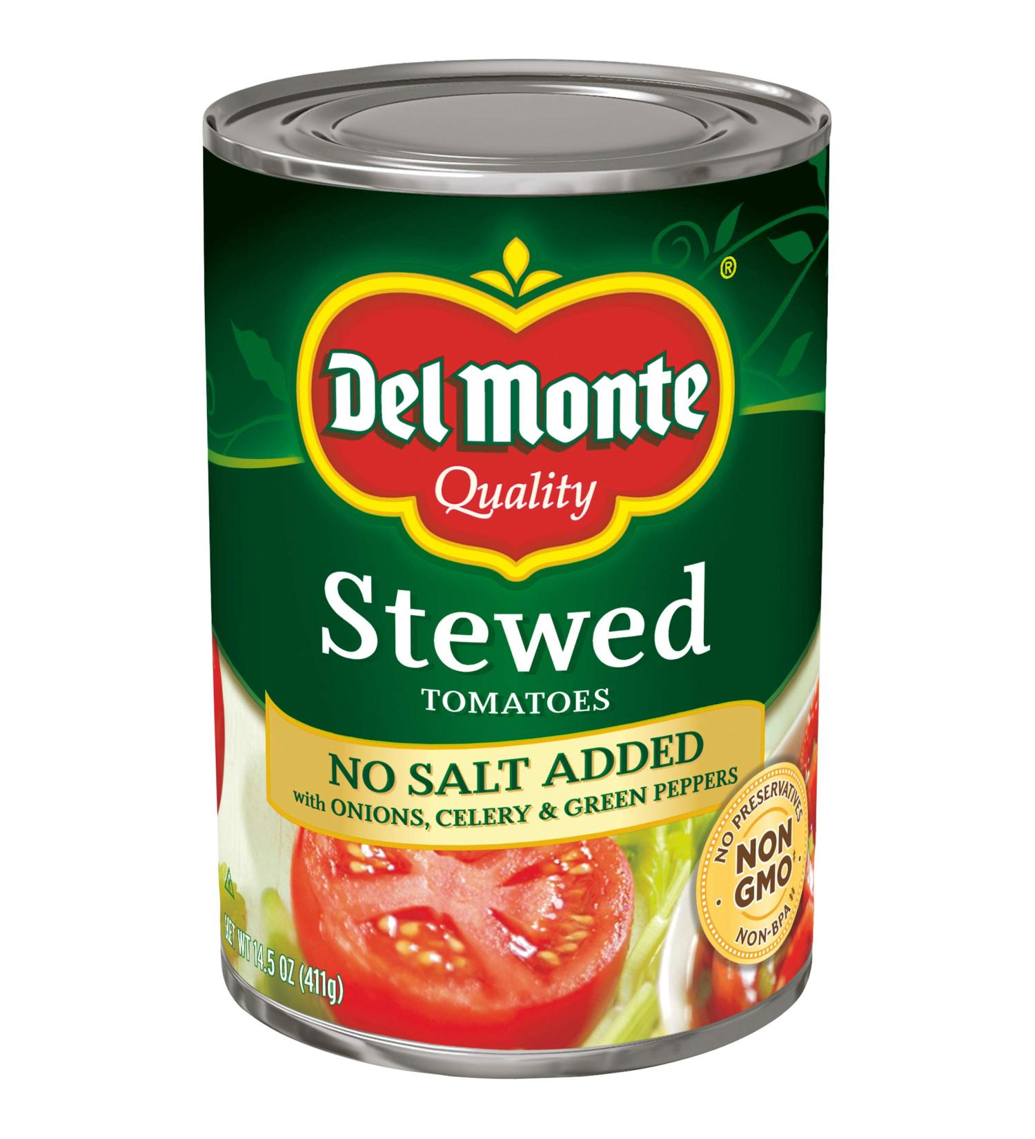 Del Monte Stewed Tomatoes 14.5 oz (Pack of 12) - High-Quality Canned Tomatoes for Cooking - Buy Online on SooperMarket.com