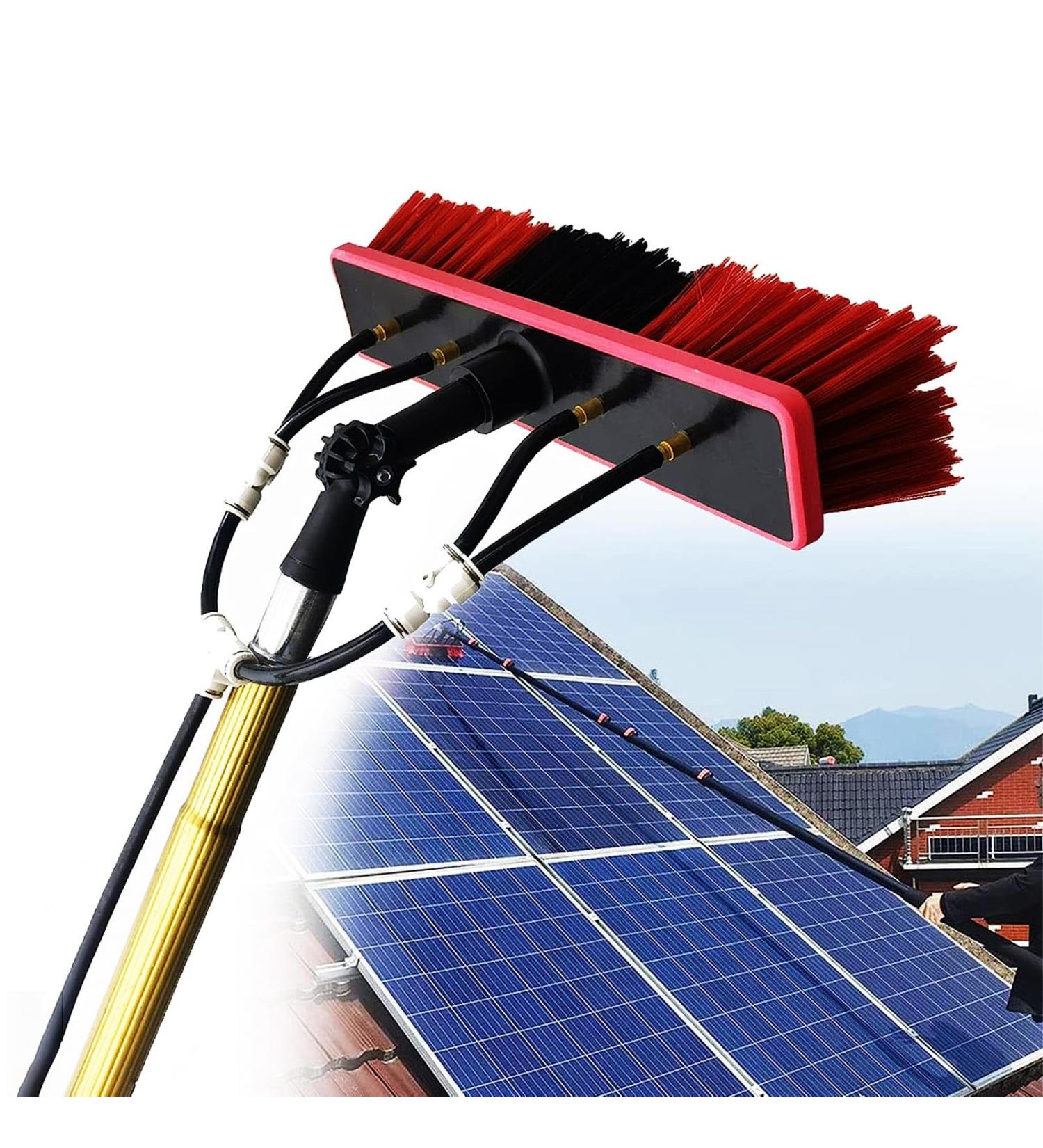 Water Fed Pole Kit 36ft Length Water Fed Brush w/Squeegee 11m Water Fed Cleaning System 3-in-1 Aluminum Outdoor Window Cleaner Hose Cleaning Tool for Window Glass Extendable Cleaner Conservatory 55cm Brush Head 7M/24FT - Buy Online on SooperMarket.com