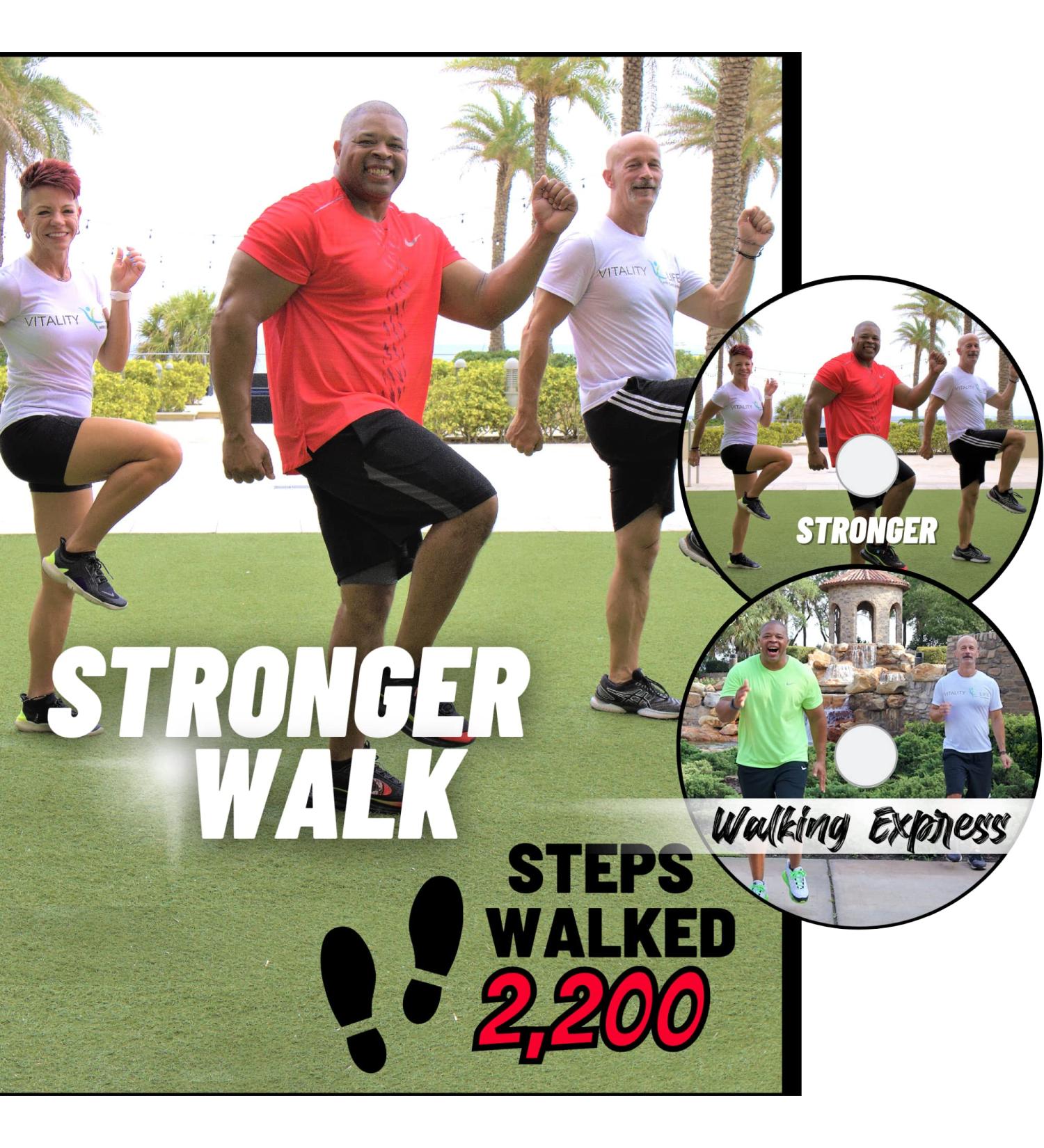 Walk Fitness DVD: Maximize Metabolism, Build Strength & Stamina. Low-Impact Walking Workout for Weight Loss & Muscle Toning - Buy Online on SooperMarket.com