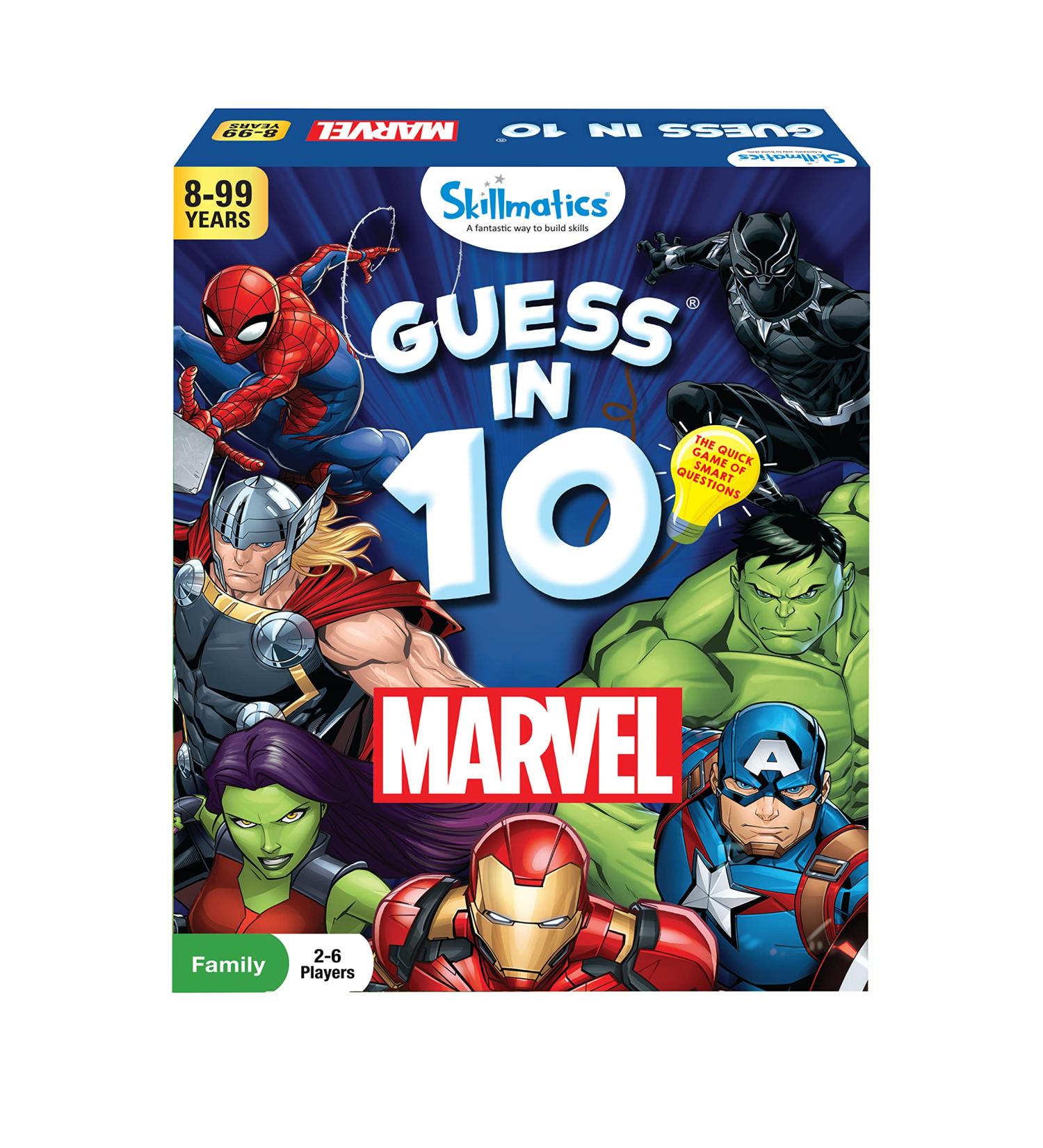 Skillmatics Marvel Card Game - Guess in 10 | Fun Family Game for 8 Year Olds and Up - Buy Online on SooperMarket.com