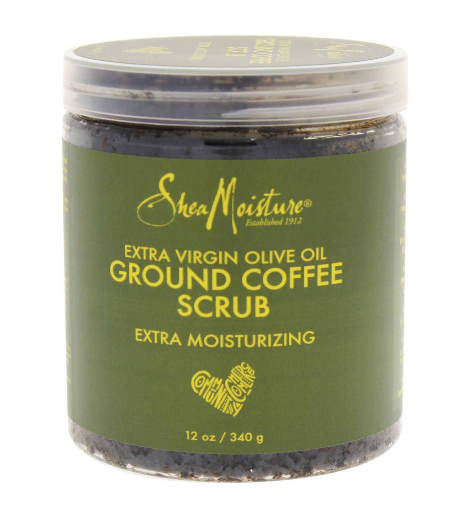 Shea Moisture Olive Oil Coffee Scrub for Unisex  12 Ounce