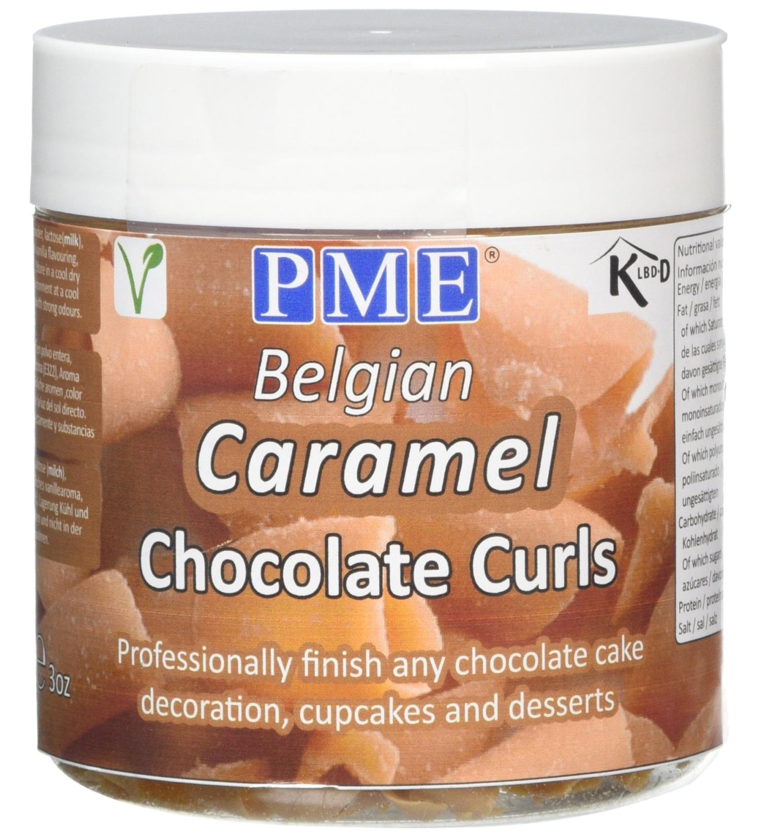 PME Belgian Caramel Chocolate Curls 85 g - Buy Online on SooperMarket.com