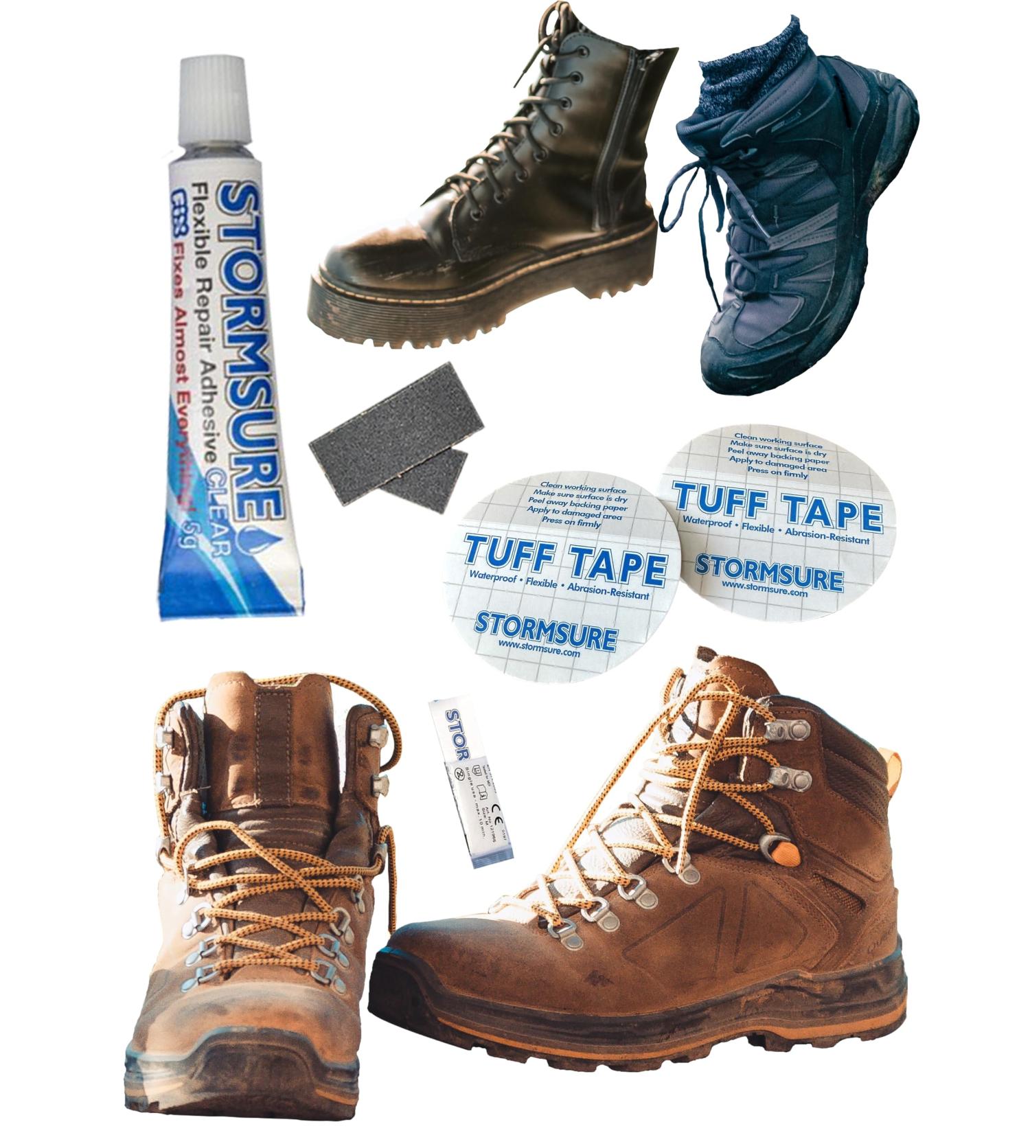 Stormsure Hiking Boot Shoes Repair Kit - Industry Boot glue PU Adhesive Waterproof Permanent Durable Flexible Transparent - Buy Online on SooperMarket.com