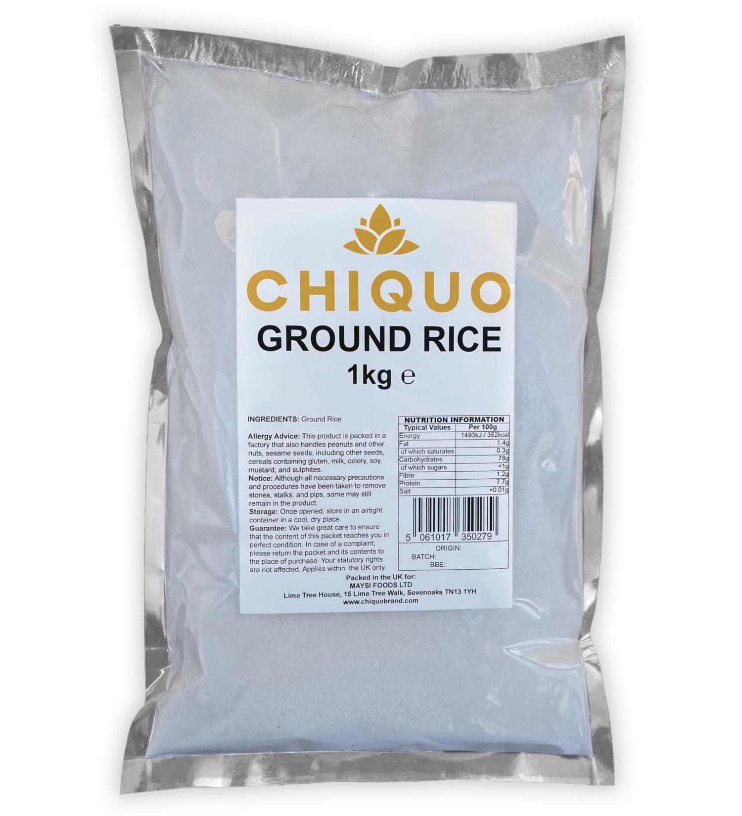 Chiquo Ground Rice - 1kg | Ideal for Risottos Soups Rice Cakes & Indian Dishes - Buy Online on SooperMarket.com