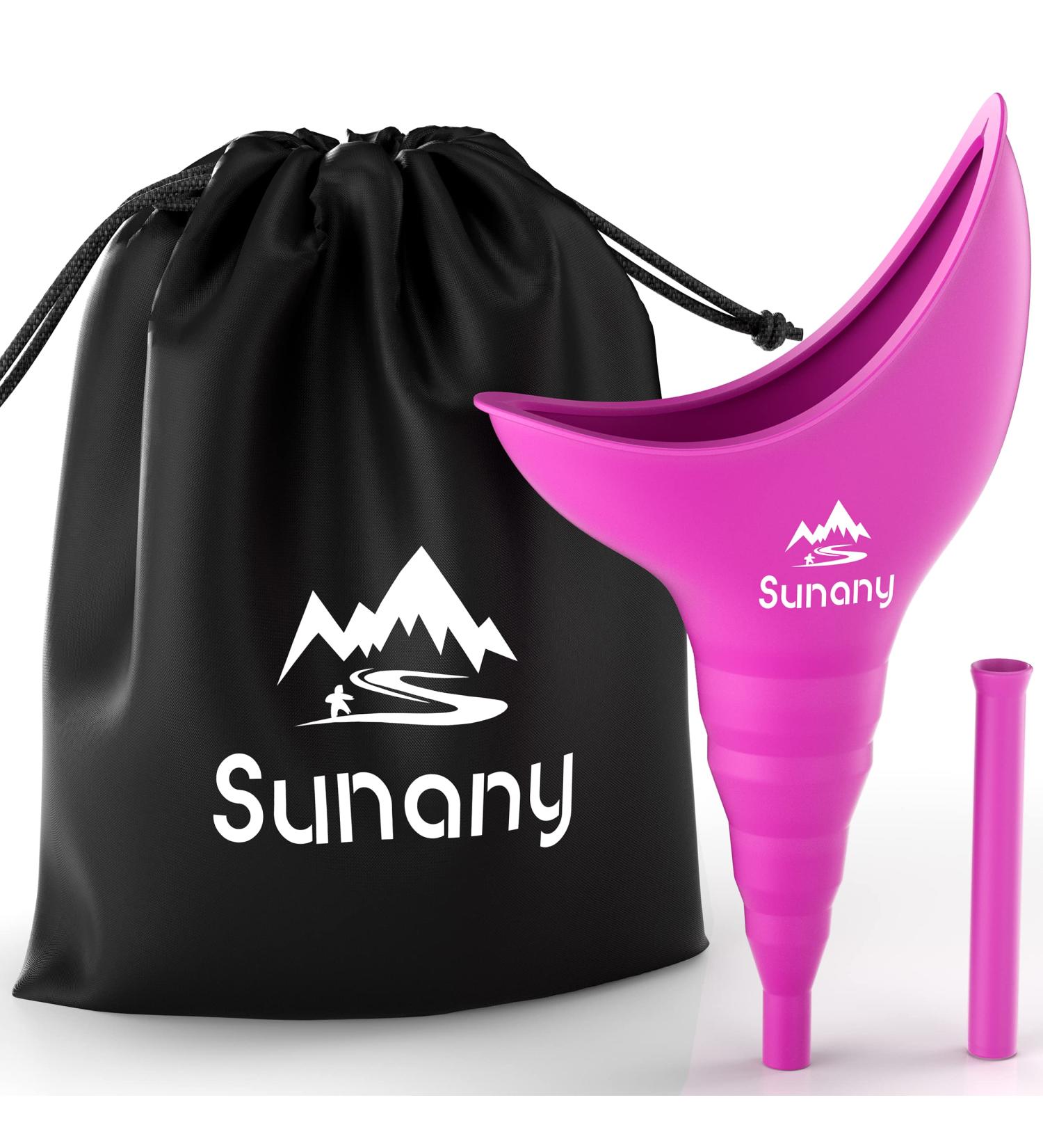 Female Urination Device - Silicone Funnel Urine Cups for Women | Portable & Reusable Pee Funnel for Outdoor Activities & Camping (Fuchsia Purple) - Buy Online on SooperMarket.com