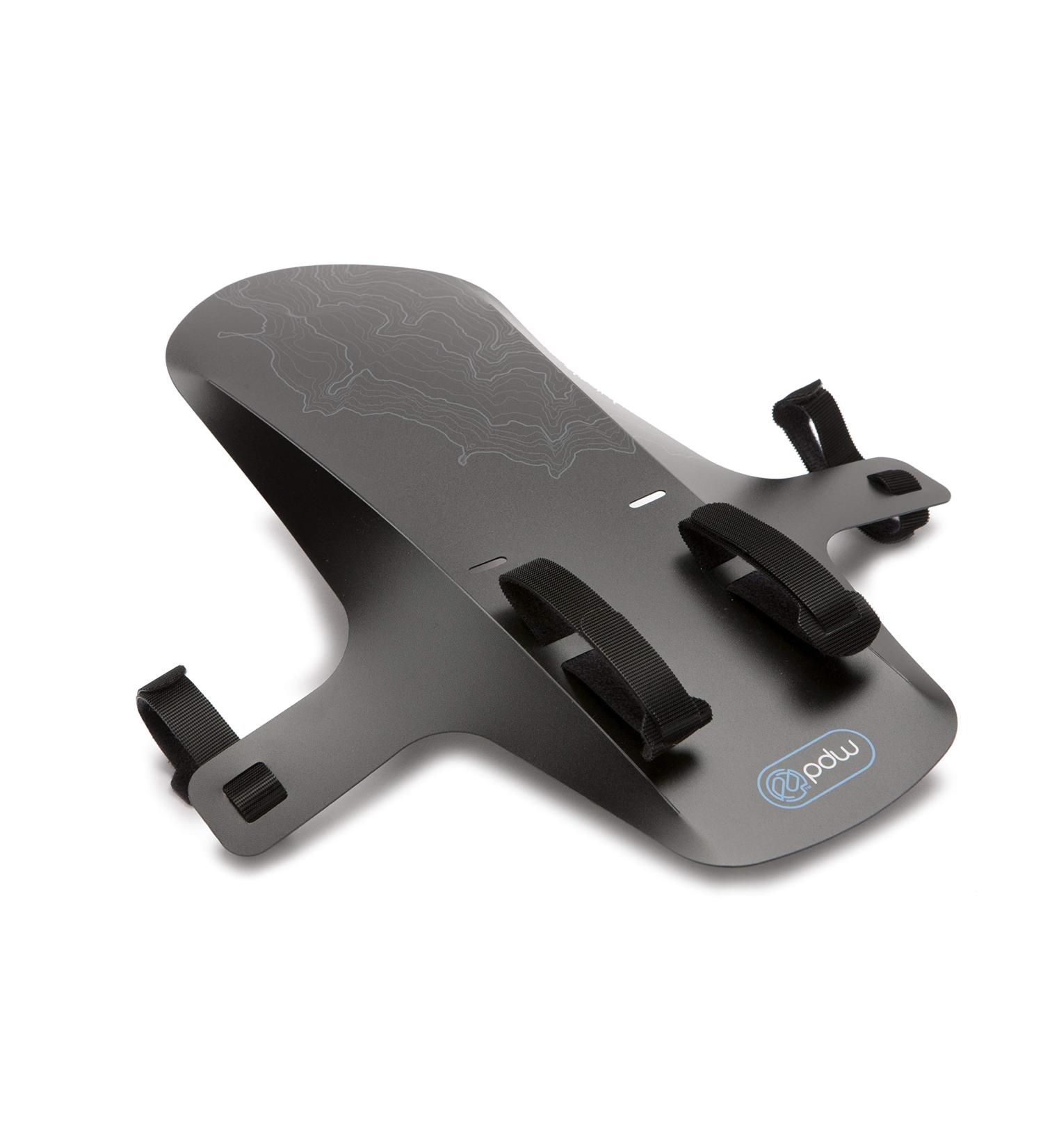 Portland Design Works Mud Shovel 6.5 Fat Bike Fork Fender - Black Topo | PDW 373 - Buy Online on SooperMarket.com