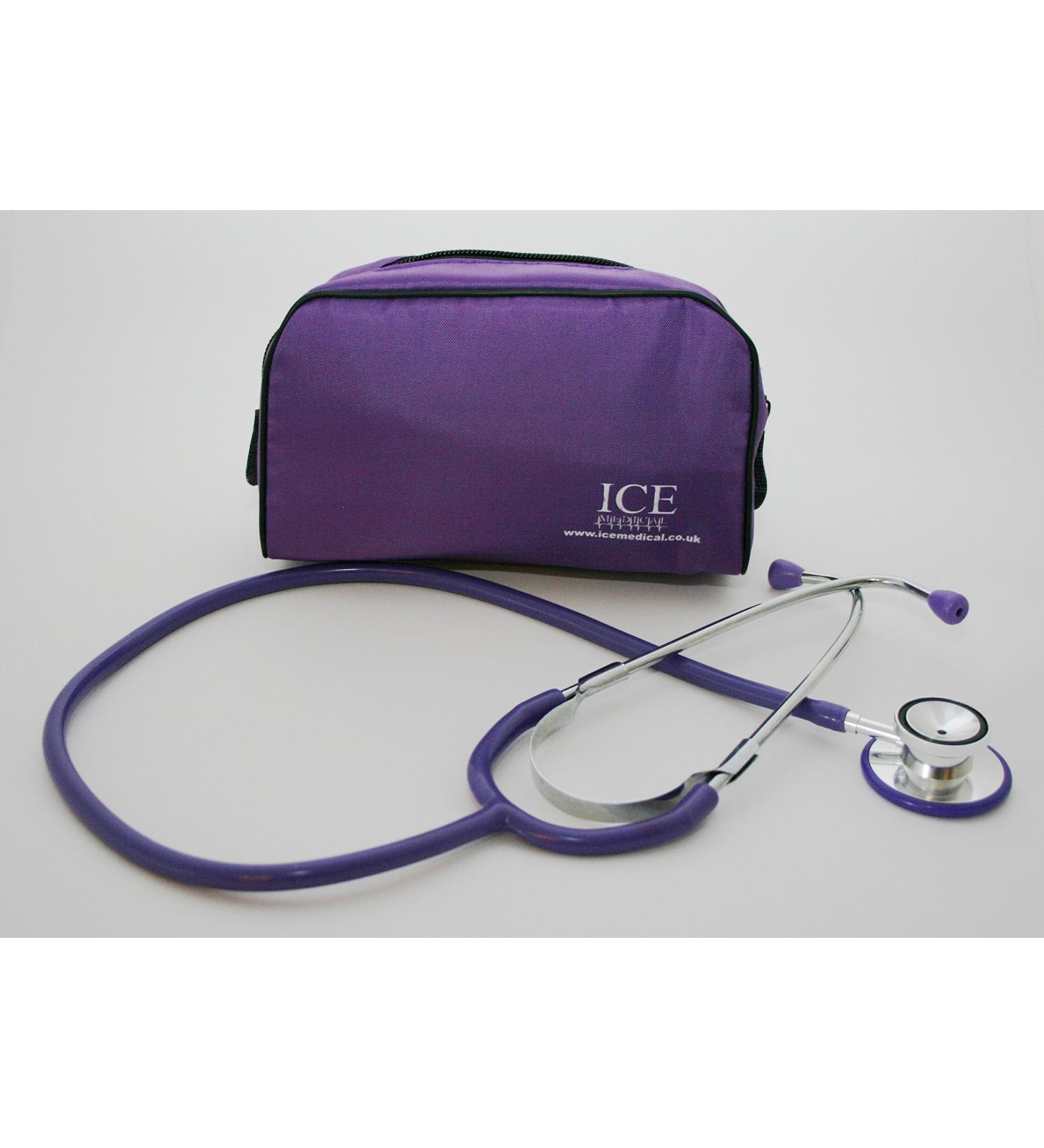 Ice Medical Purple Stethoscope - Dual Head in Purple Bag | Shop Now - Buy Online on SooperMarket.com