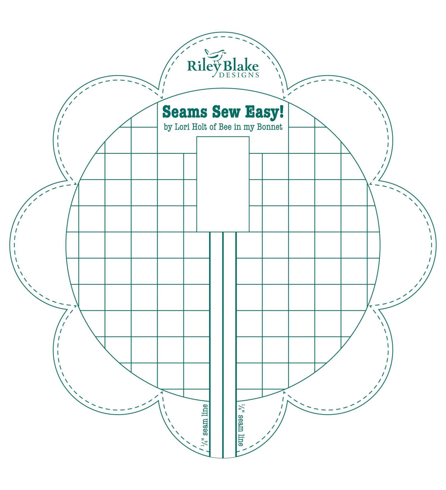 Lori Holt - Seams So Easy! - Seam Guide (Jade)